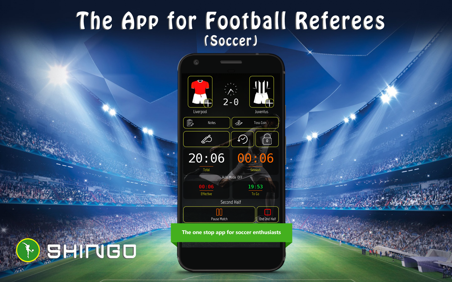 اسکرین شات 1 برنامه Football Referee