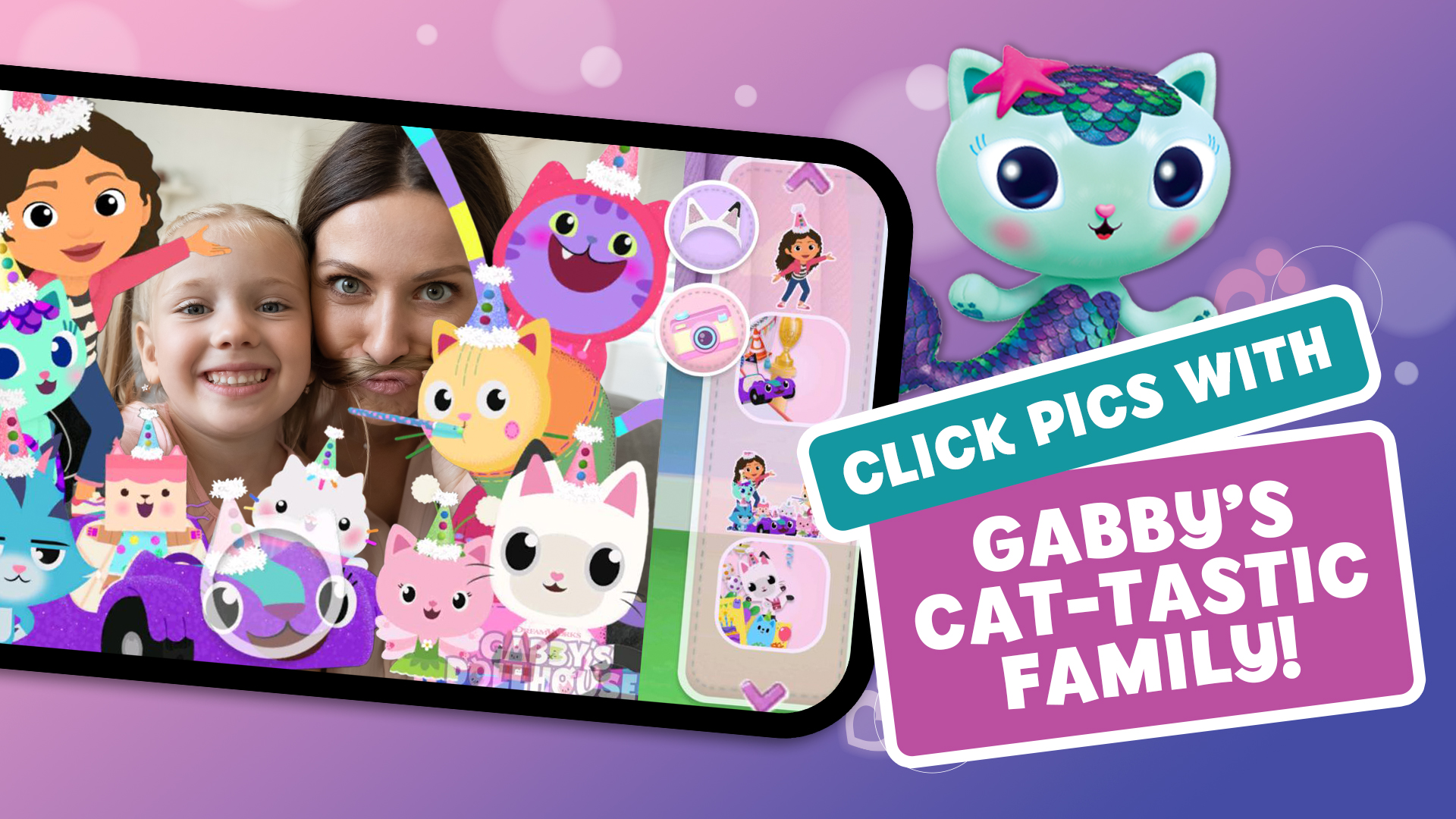 اسکرین شات 1 بازی Gabbys Dollhouse: Games & Cats