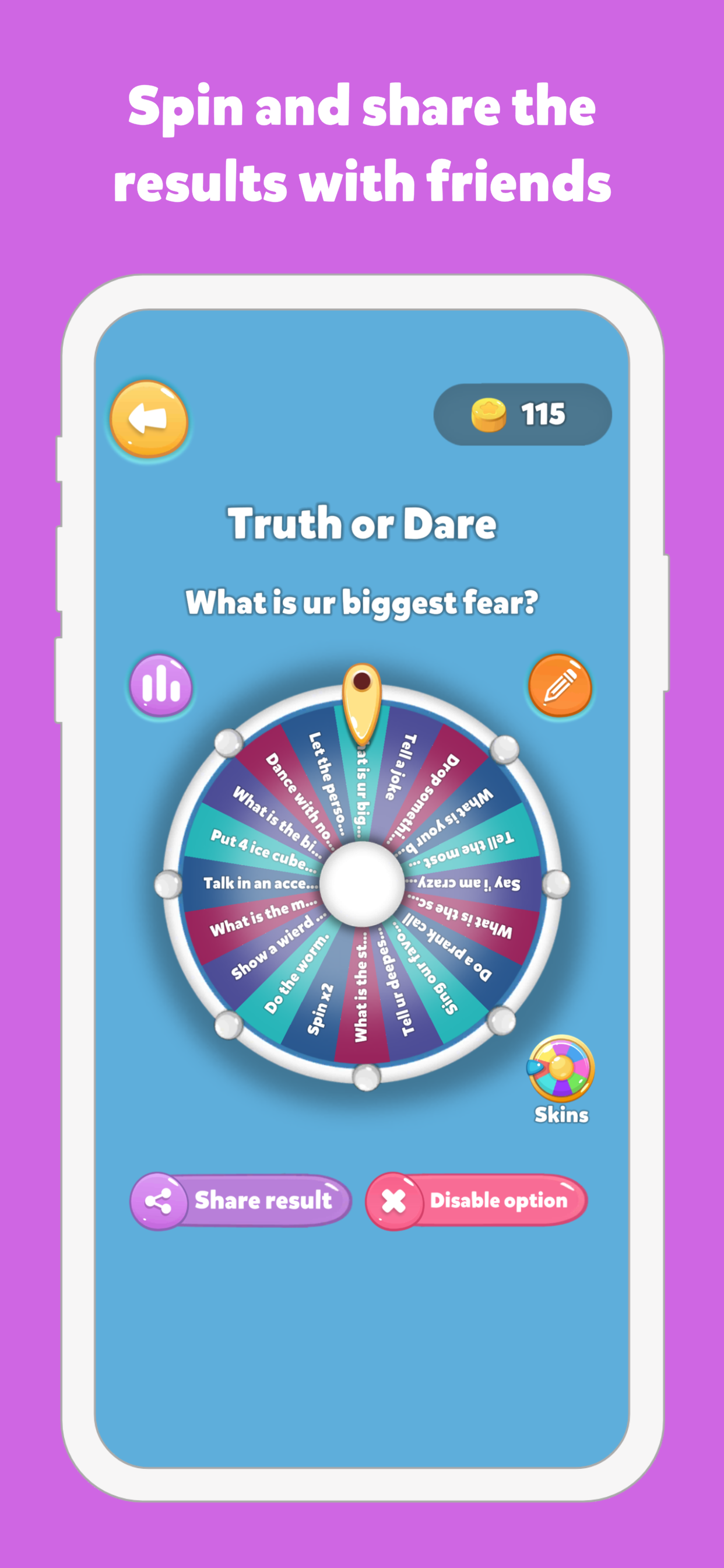 اسکرین شات 1 برنامه Decision Maker: Spin the Wheel