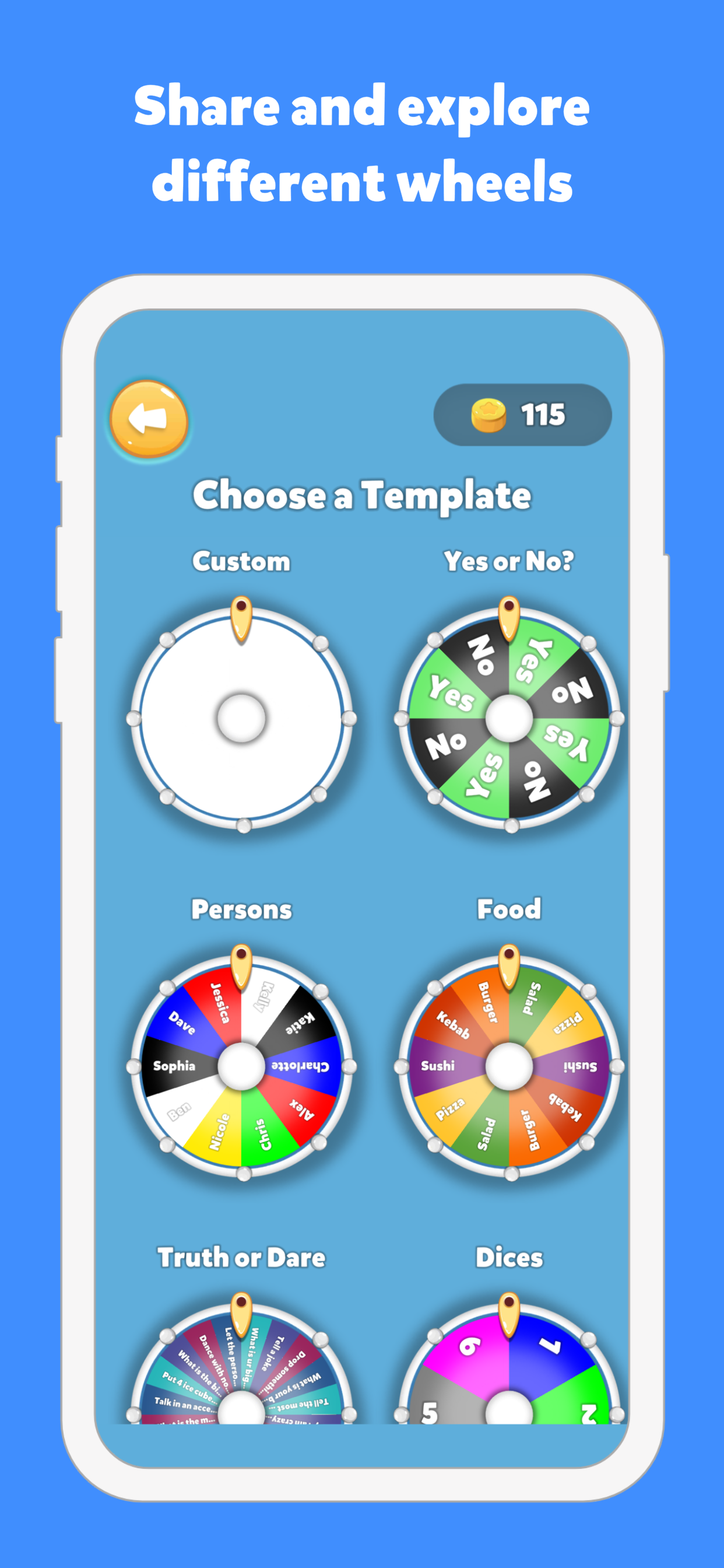 اسکرین شات 4 برنامه Decision Maker: Spin the Wheel