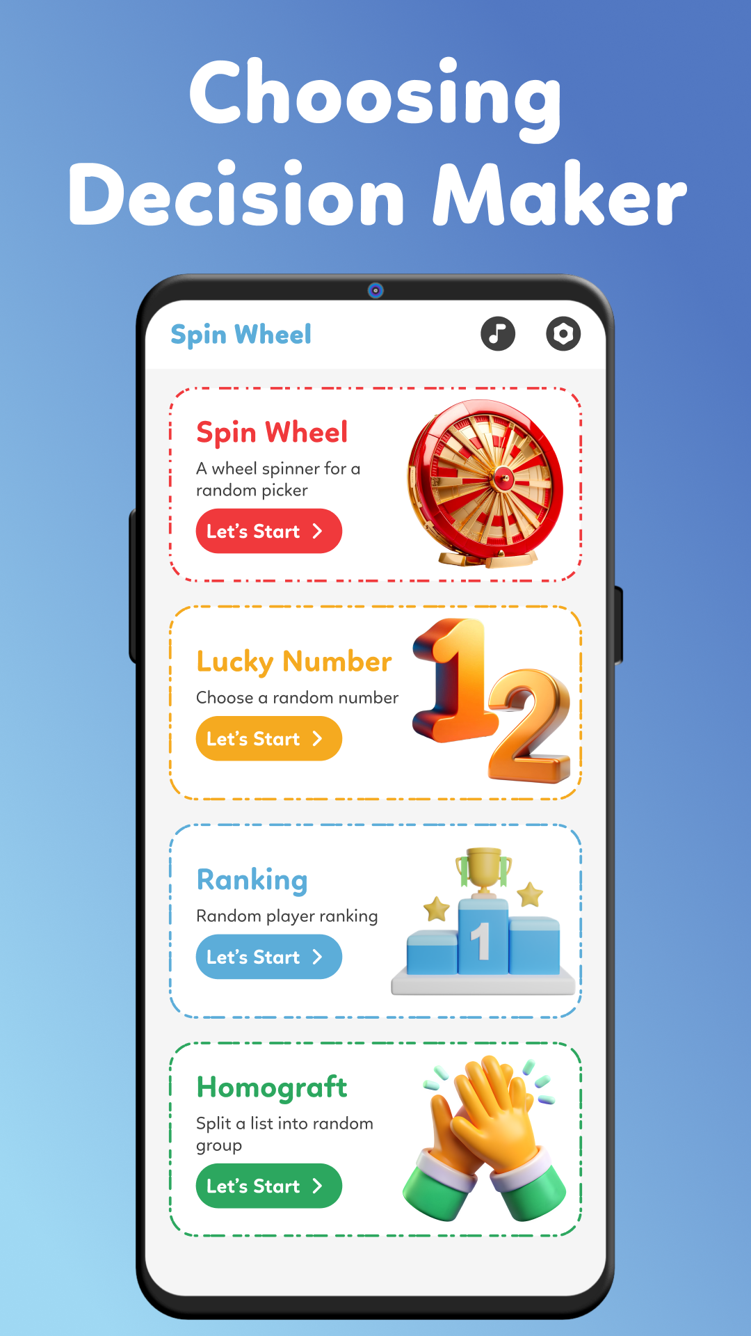 اسکرین شات 1 بازی Spin Wheel: Random Generator