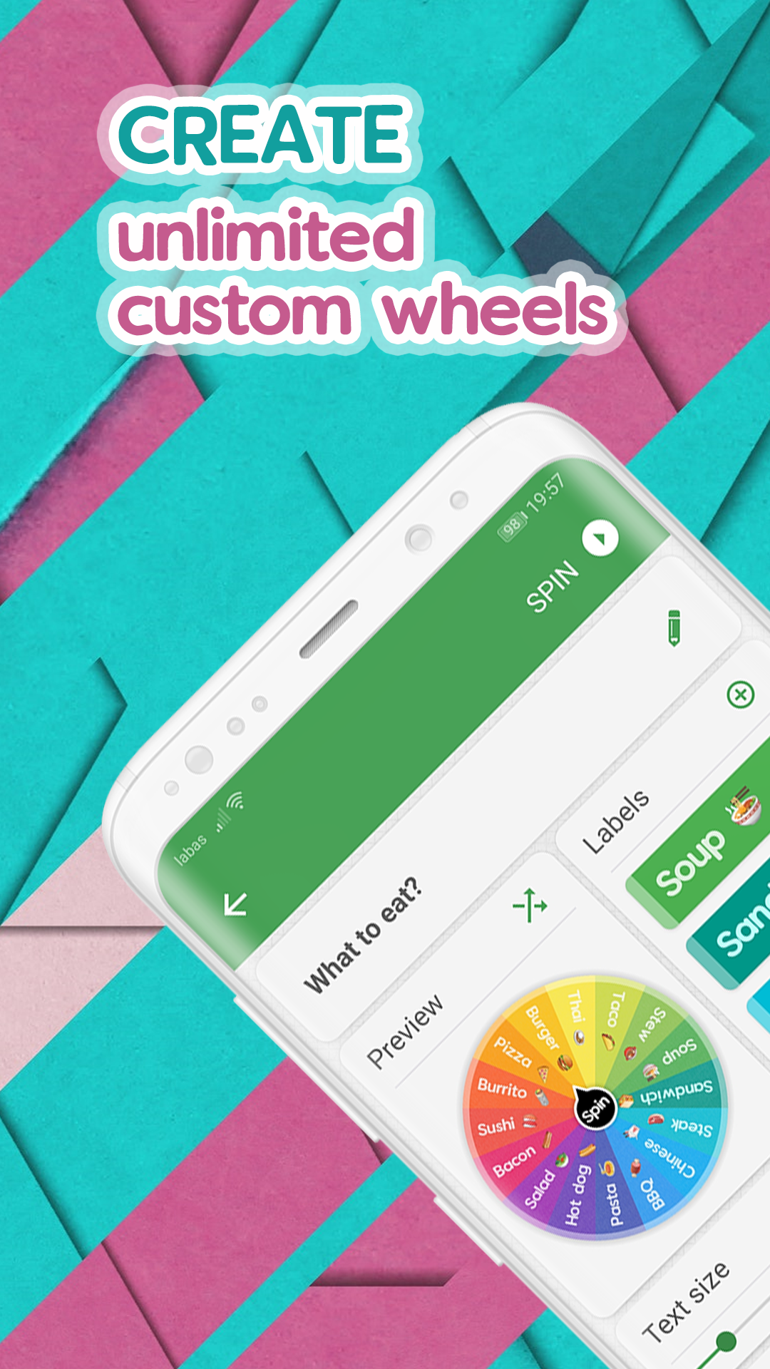 اسکرین شات 2 برنامه Spin The Wheel - Random Picker