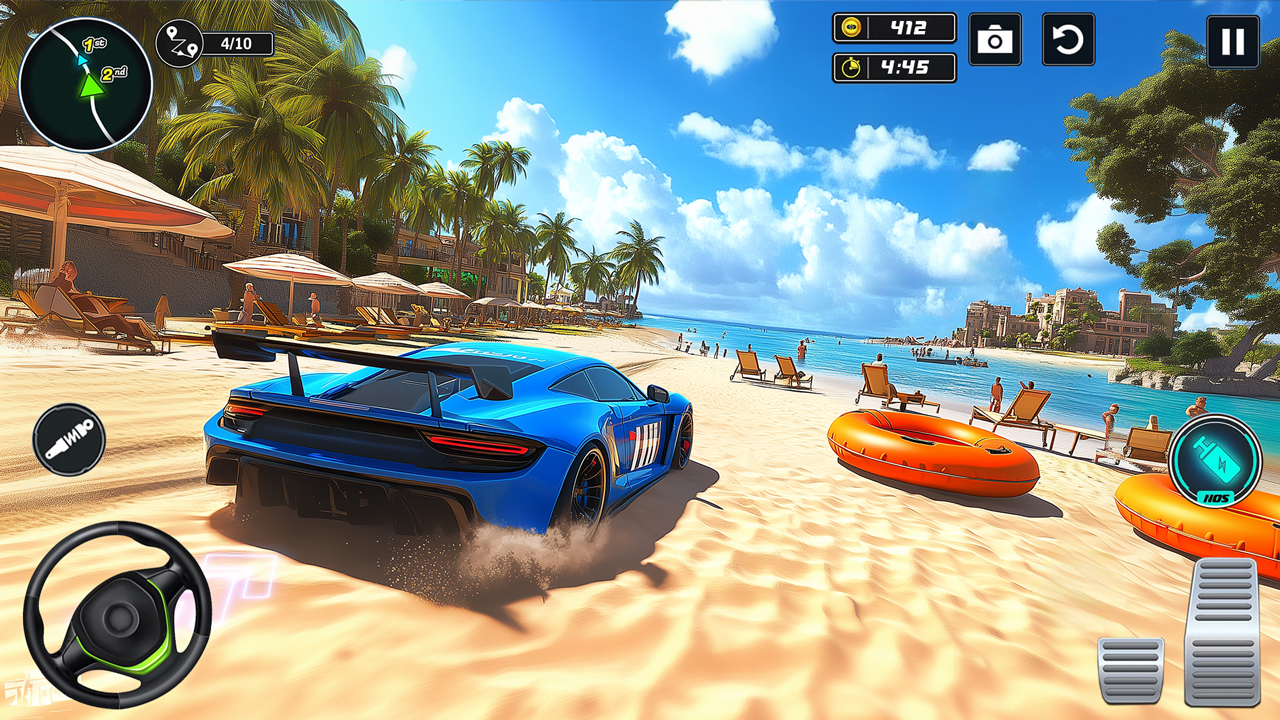 اسکرین شات 5 بازی GT Car Race Game -Water Surfer