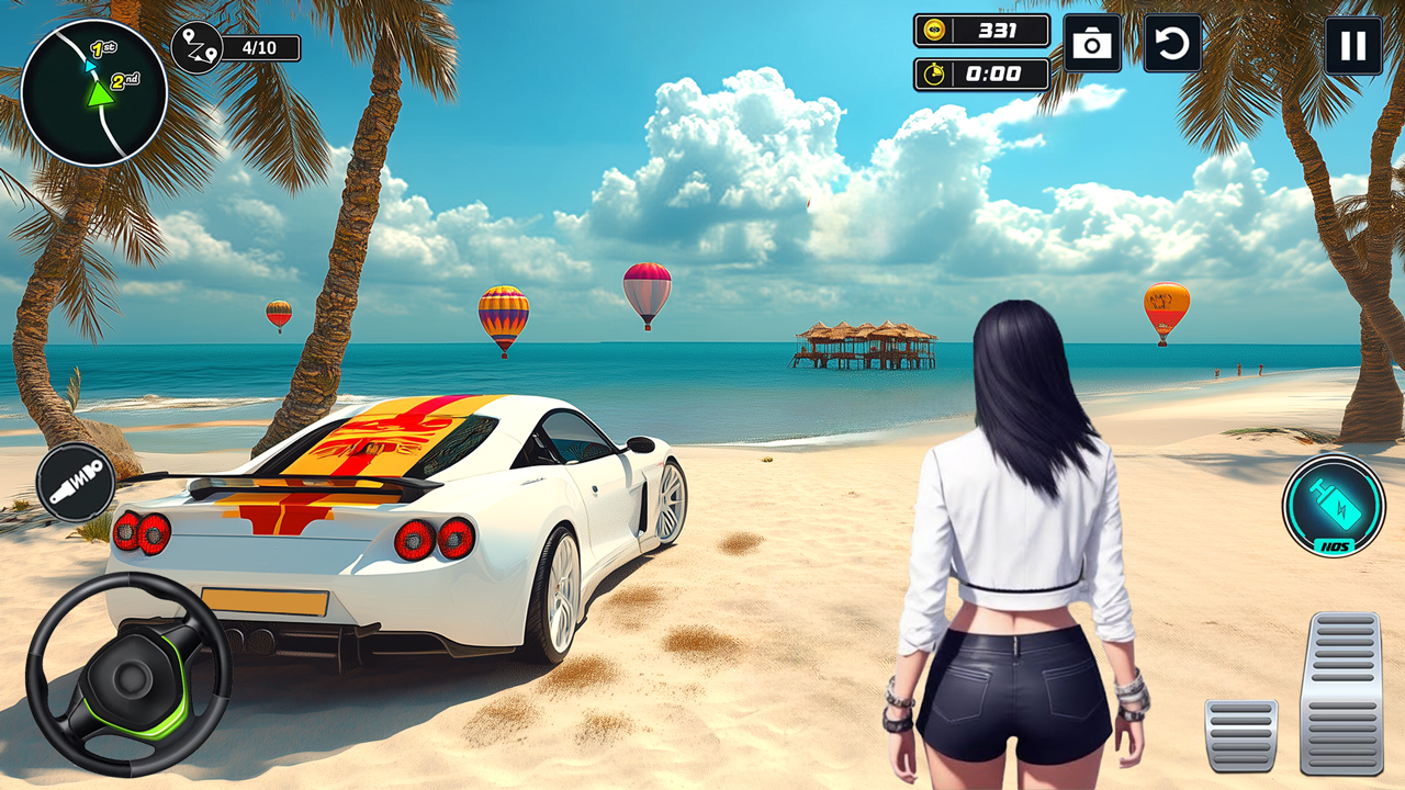 اسکرین شات 3 بازی GT Car Race Game -Water Surfer