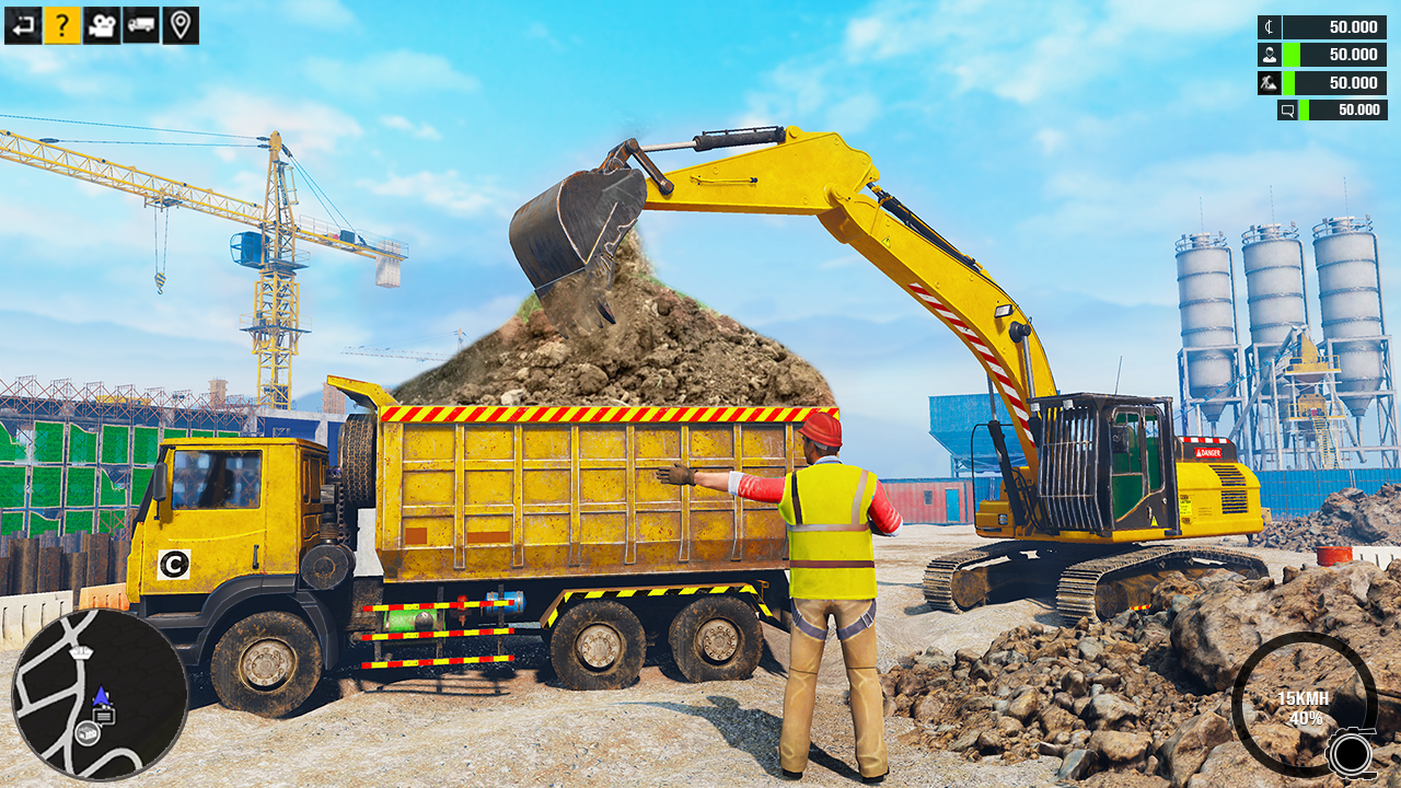 اسکرین شات 2 بازی Road Construction Offline Game