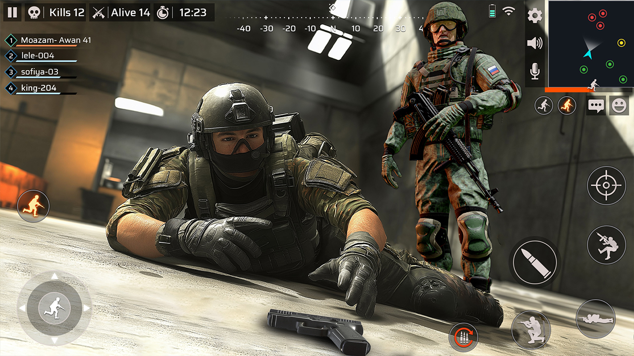 اسکرین شات 4 بازی Commando War Army Game Offline