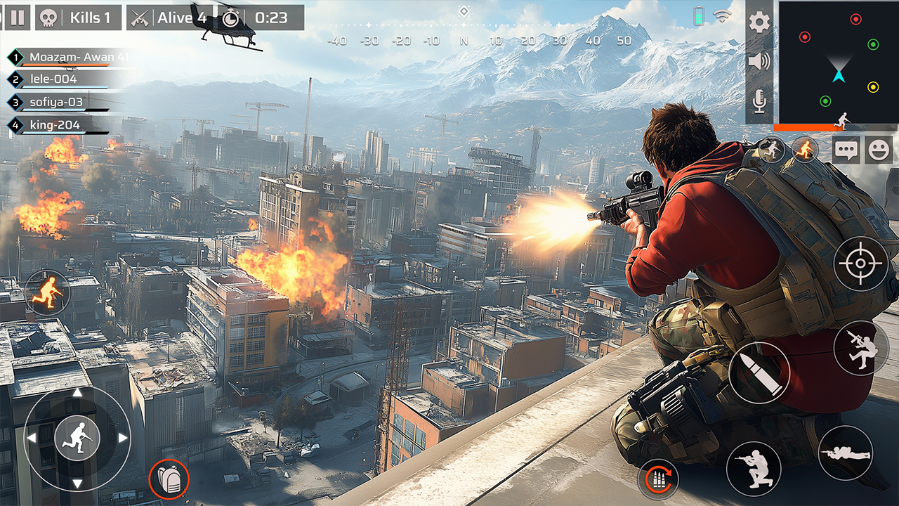 اسکرین شات 5 بازی Commando War Army Game Offline