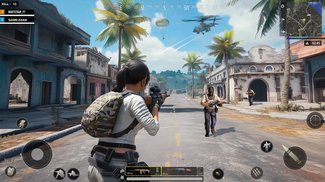 اسکرین شات 4 بازی Modern Commando Shooting Games