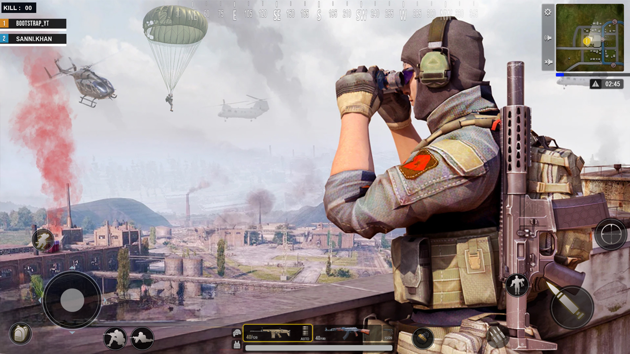 اسکرین شات 1 بازی Modern Commando Shooting Games