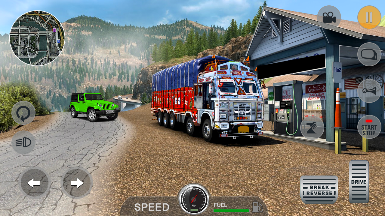 اسکرین شات 6 بازی Indian Truck Driving Games OTR