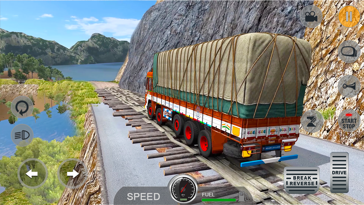 اسکرین شات 2 بازی Indian Truck Driving Games OTR