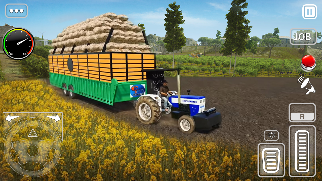 اسکرین شات 1 بازی Farmer Tractor Driving Games
