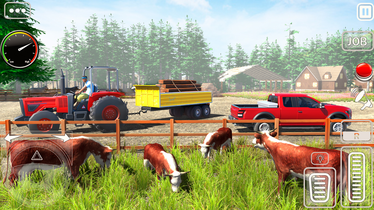 اسکرین شات 4 بازی Farmer Tractor Driving Games