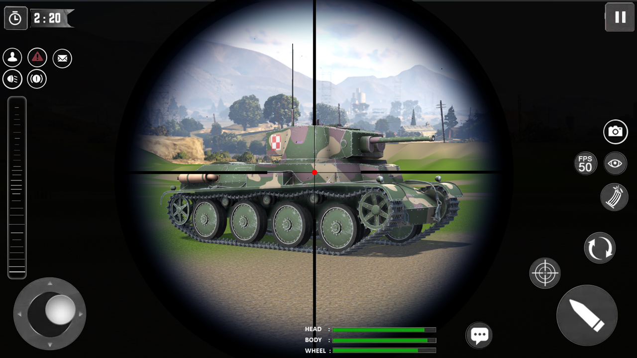 اسکرین شات 4 بازی World Tanks War: Offline Games