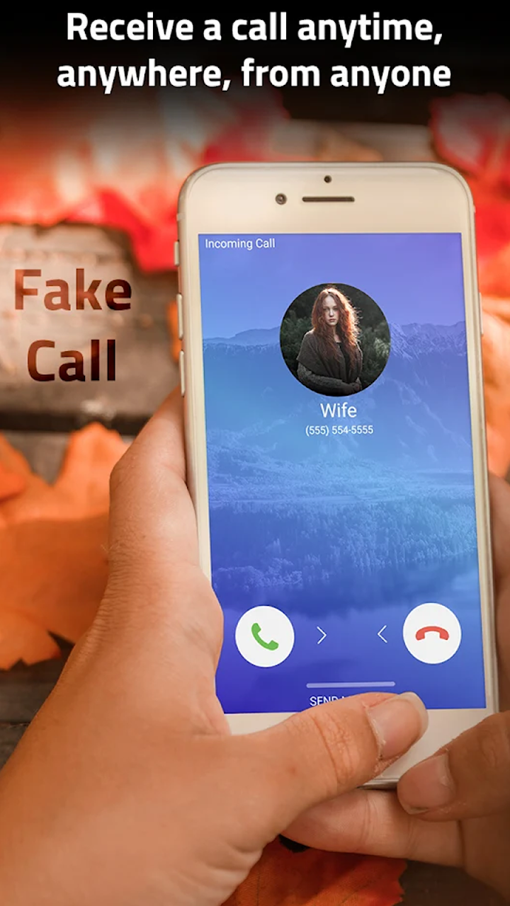 اسکرین شات 3 برنامه Fake Call App-Prank phone call