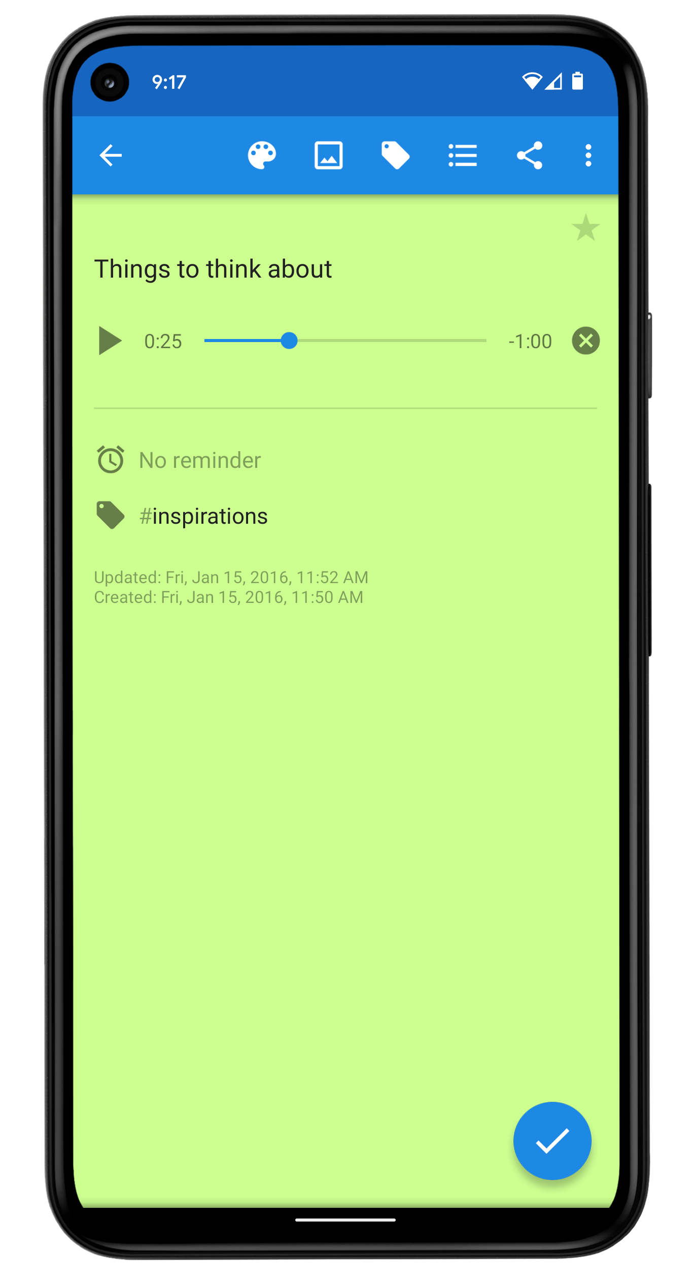 اسکرین شات 6 برنامه Notepad - Notes and Tasks