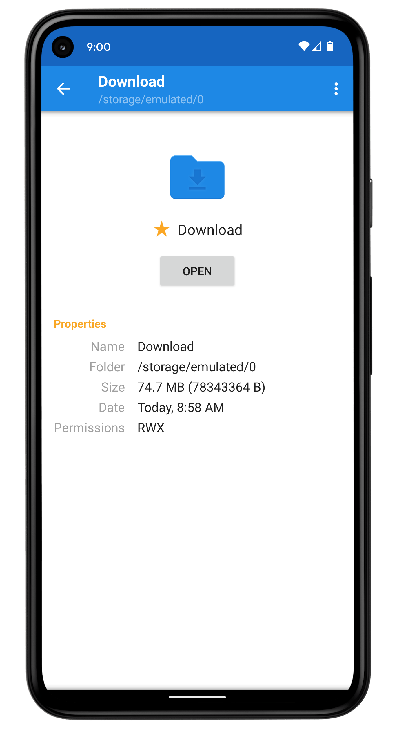 اسکرین شات 4 برنامه File Manager