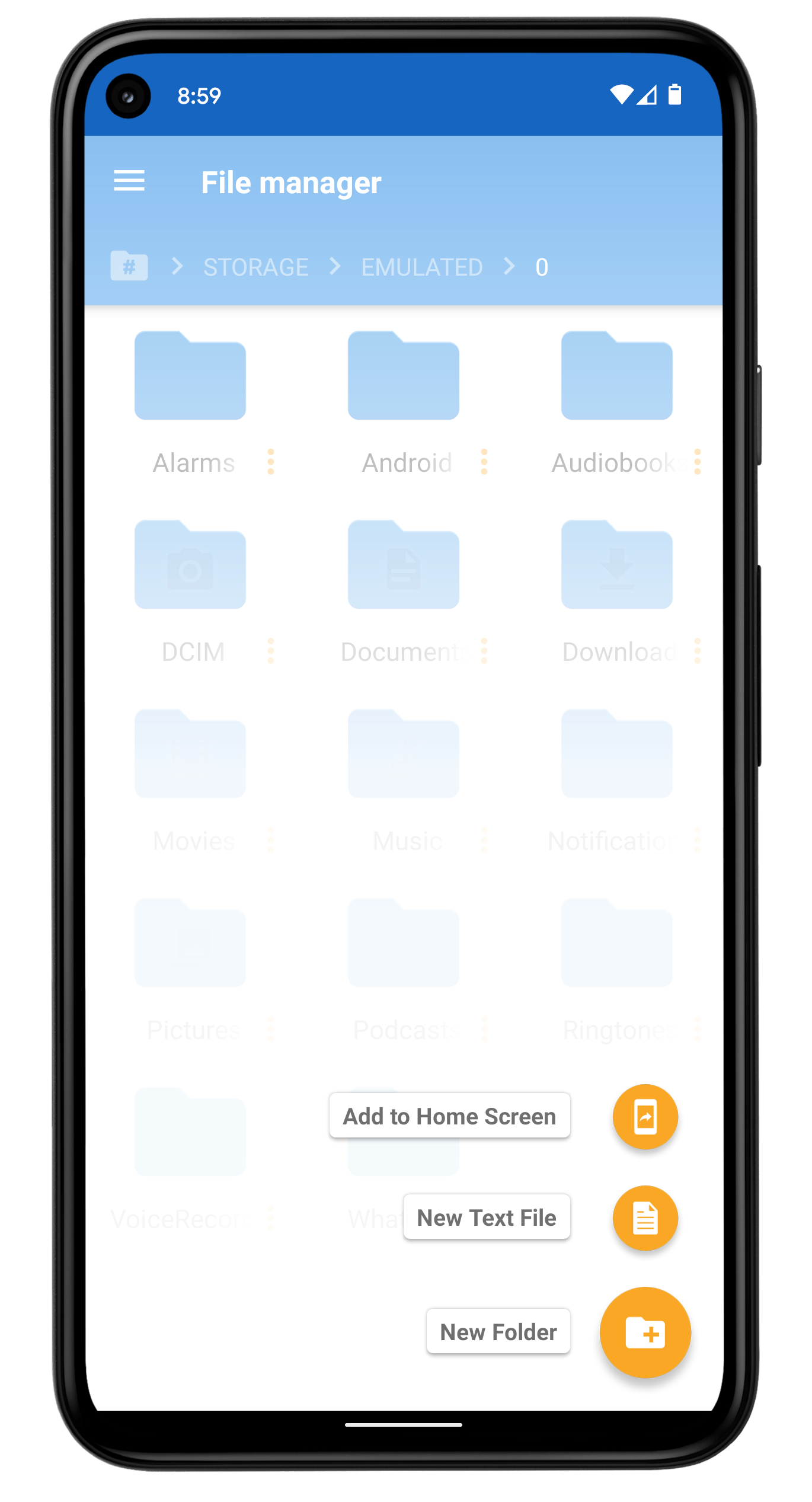اسکرین شات 3 برنامه File Manager