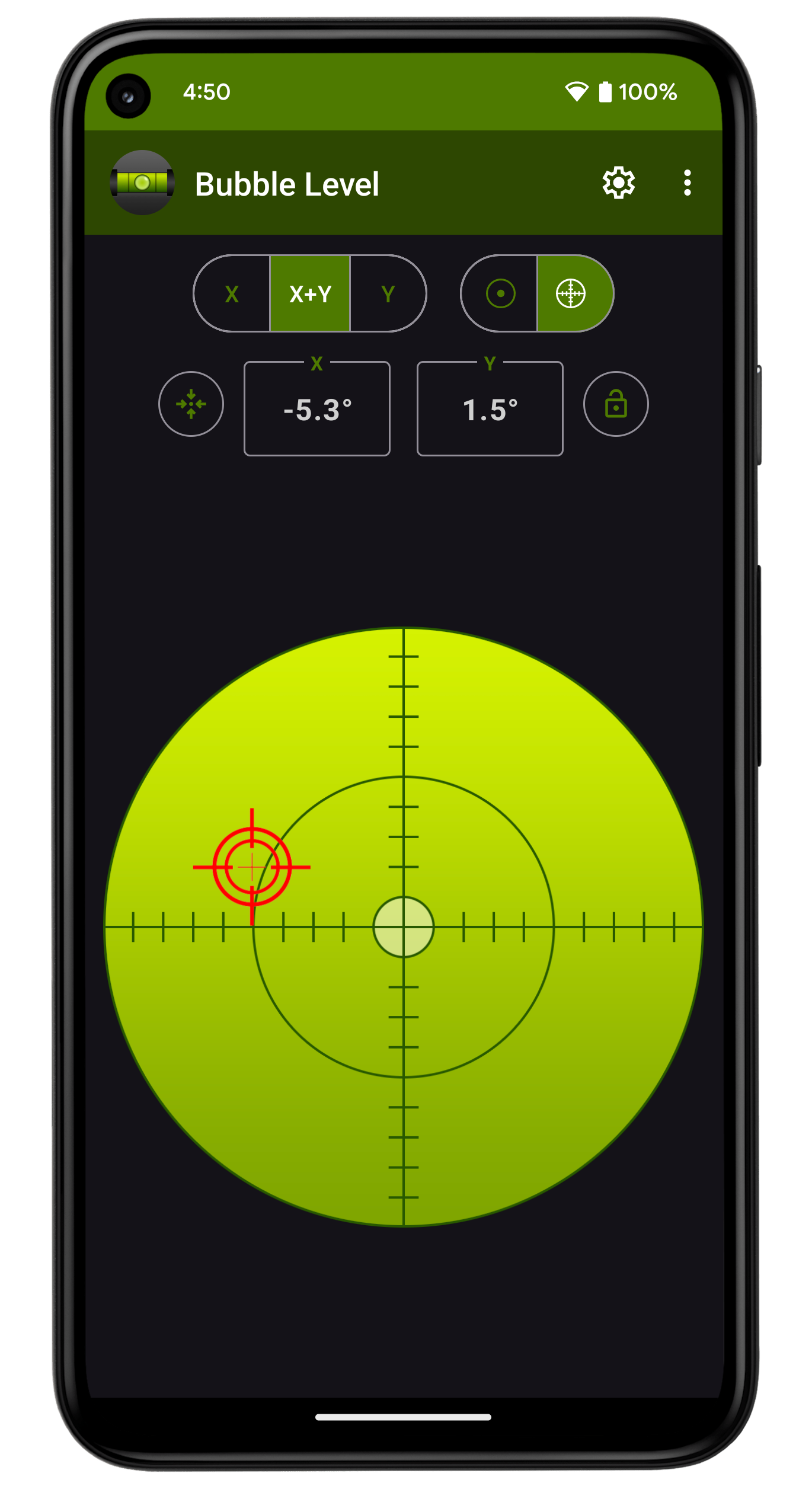 اسکرین شات 4 برنامه Bubble Level