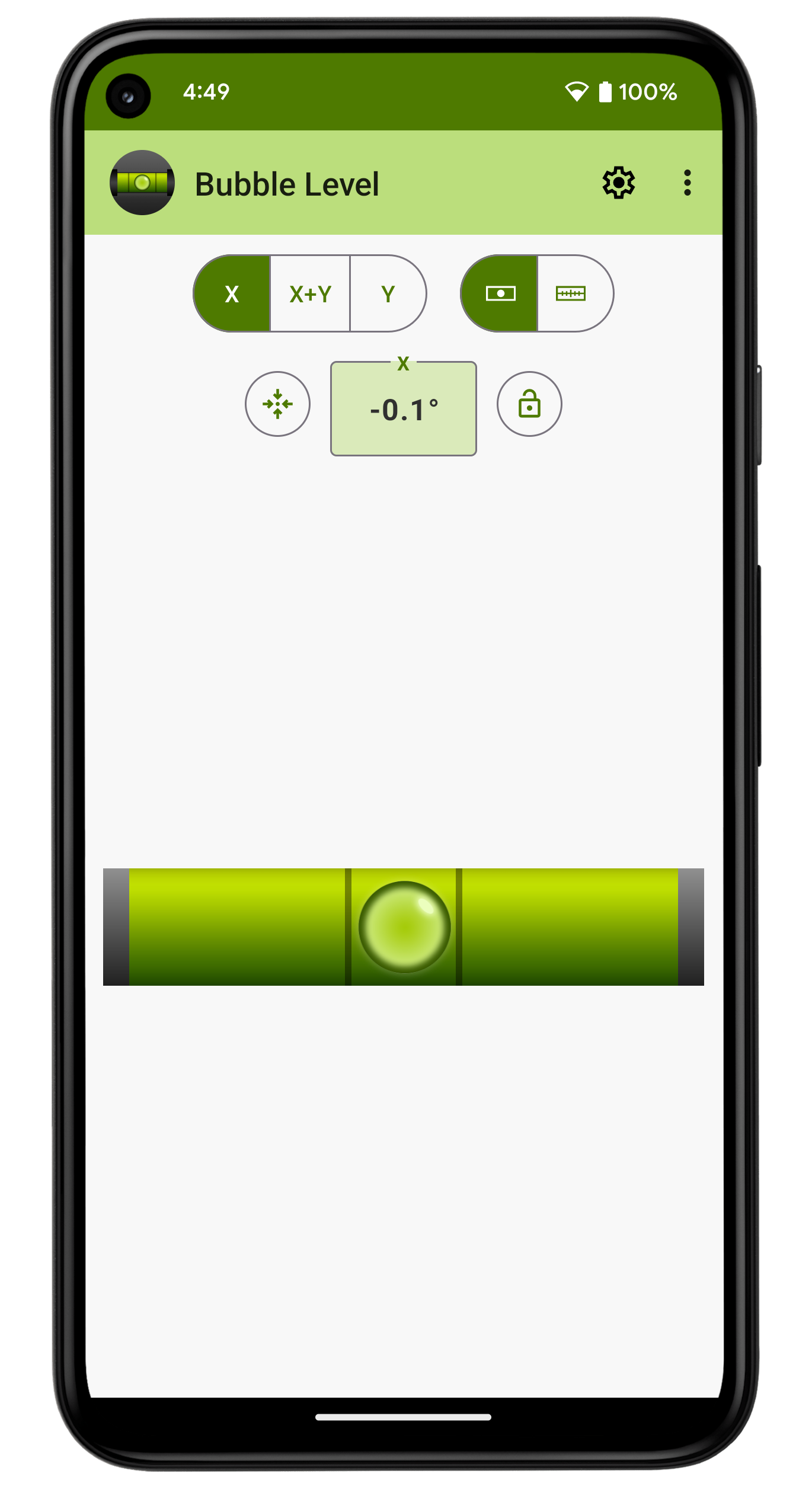 اسکرین شات 2 برنامه Bubble Level