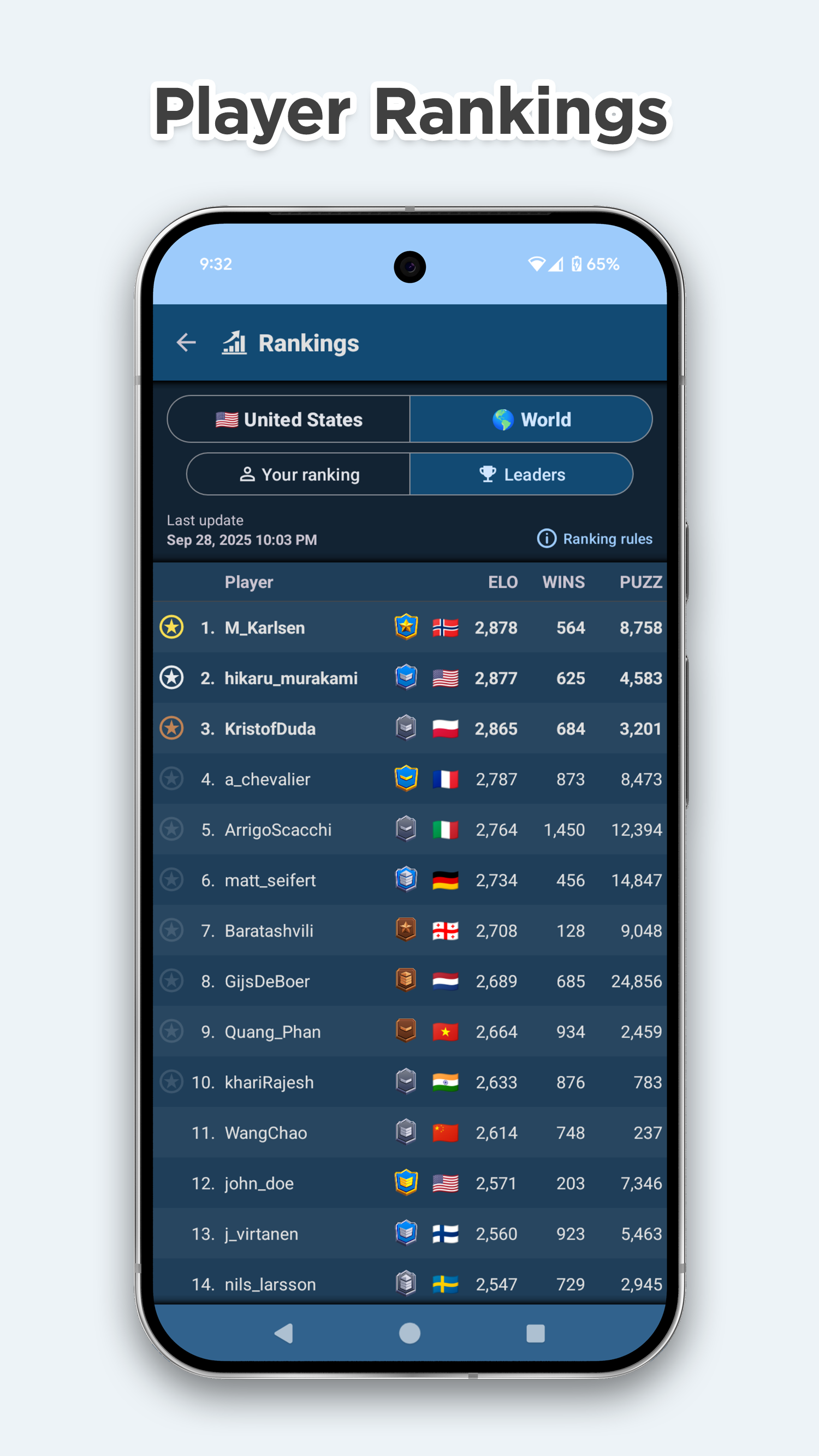 اسکرین شات 6 بازی Chess Online & Offline