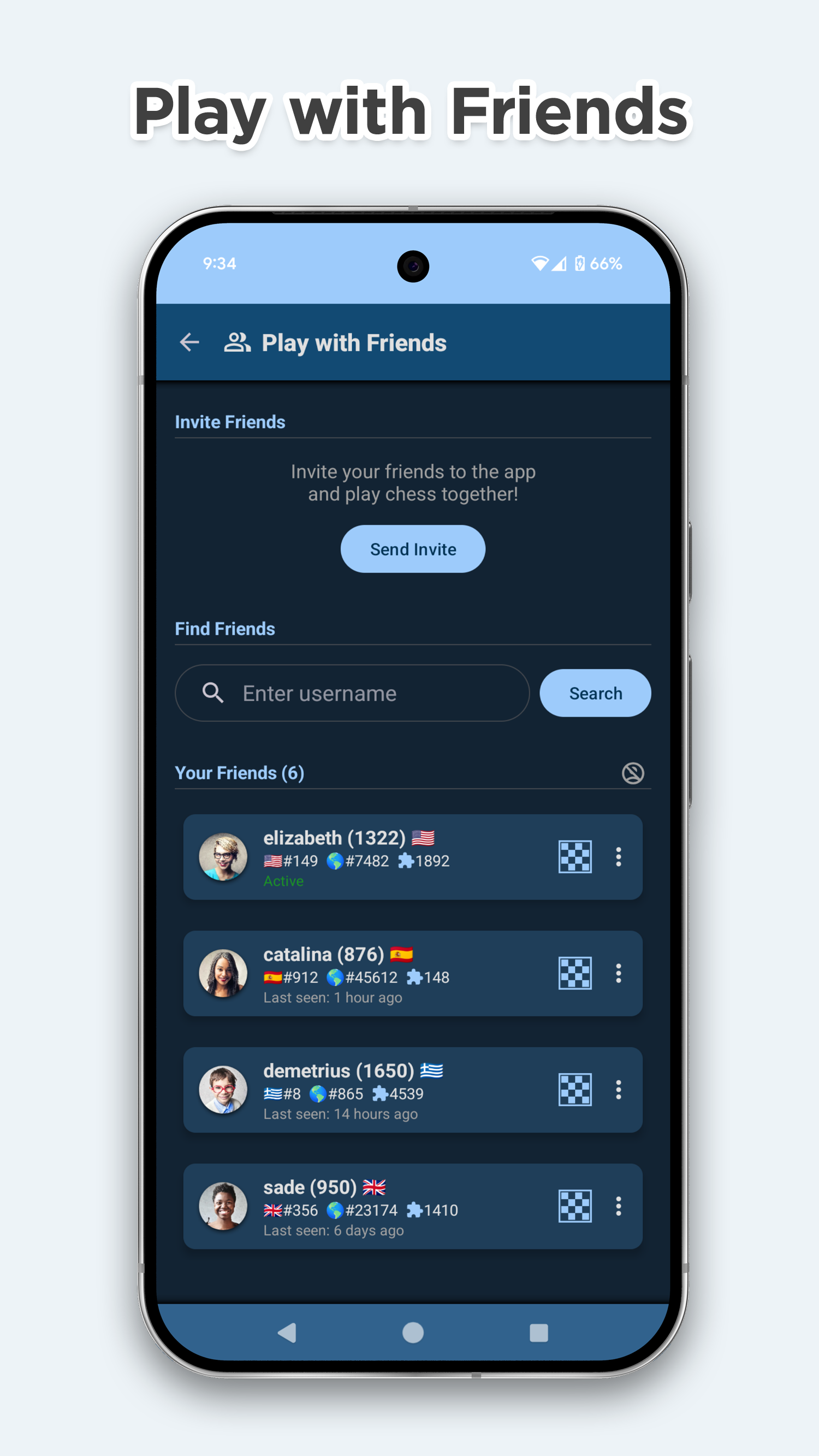 اسکرین شات 7 بازی Chess Online & Offline