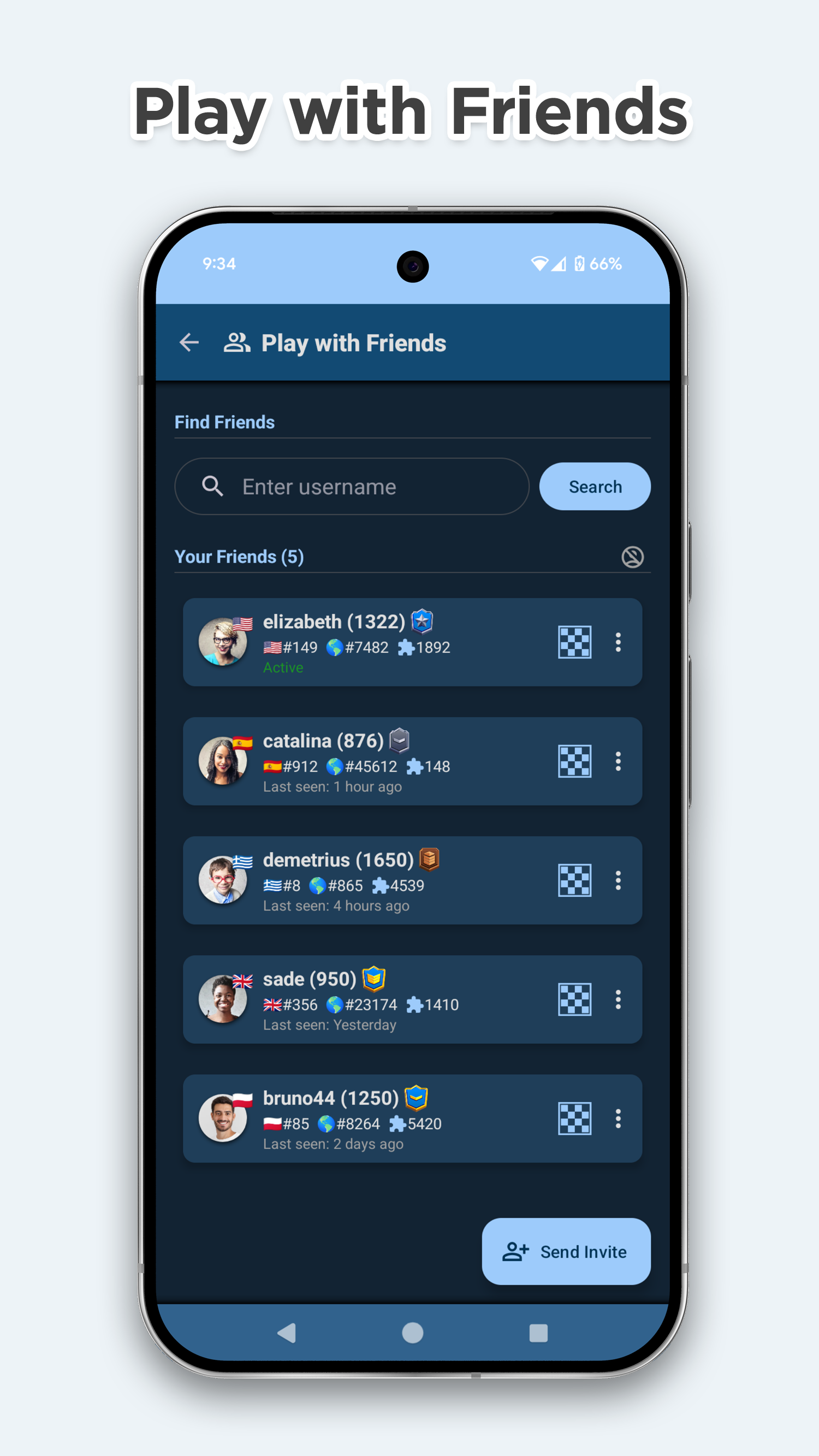 اسکرین شات 7 بازی Chess Online & Offline