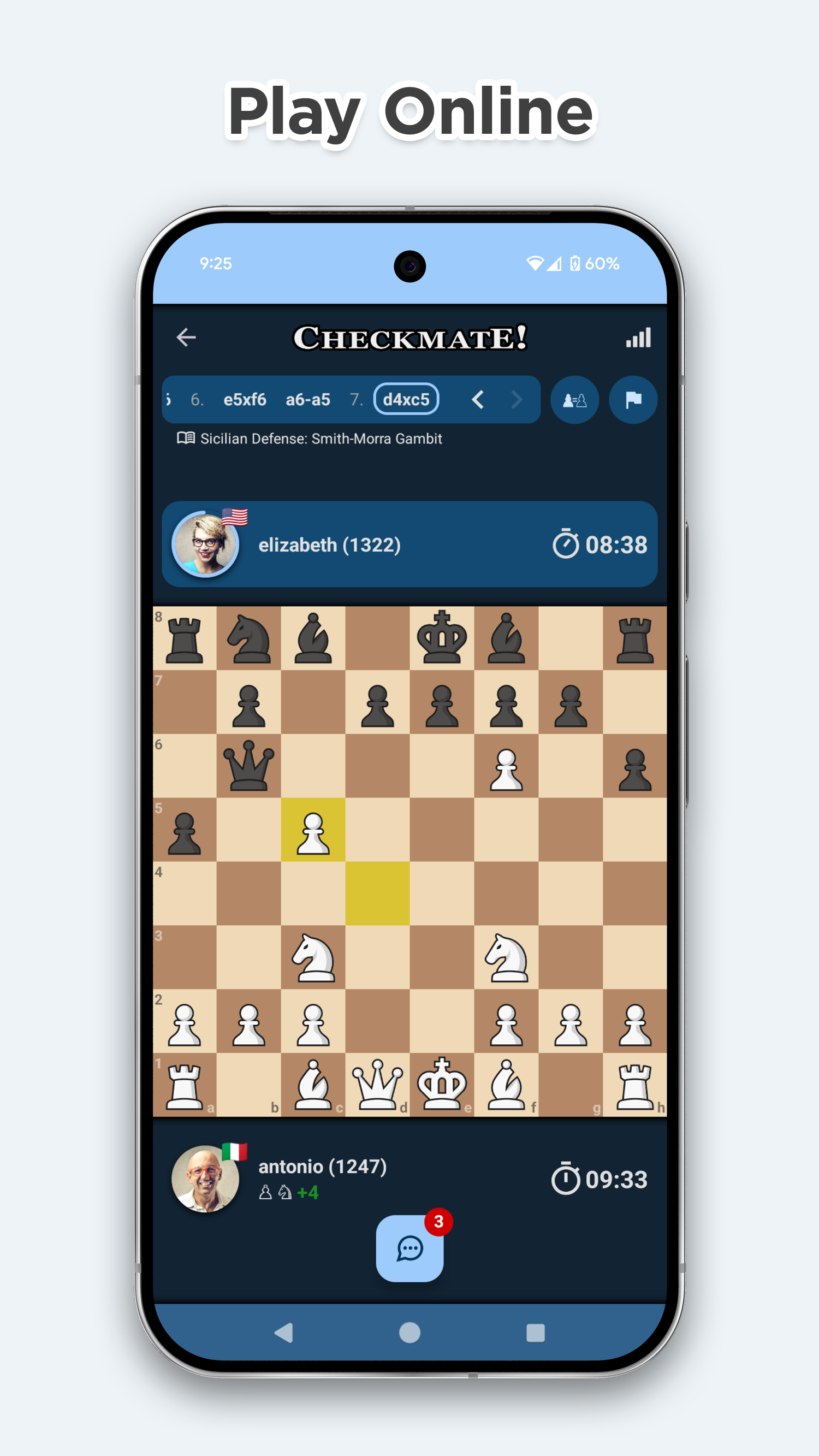 اسکرین شات 3 بازی Chess Online & Offline
