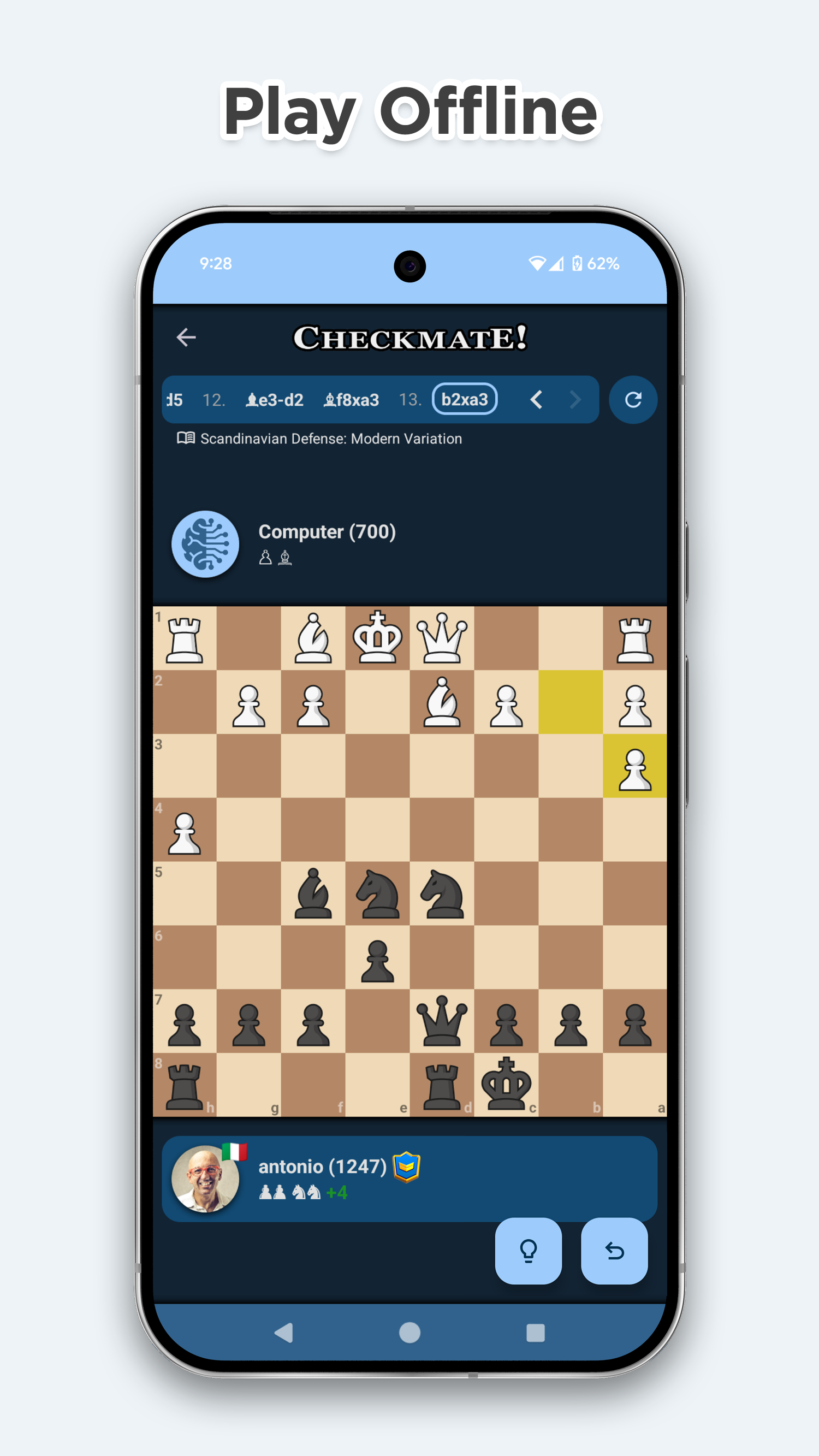 اسکرین شات 4 بازی Chess Online & Offline