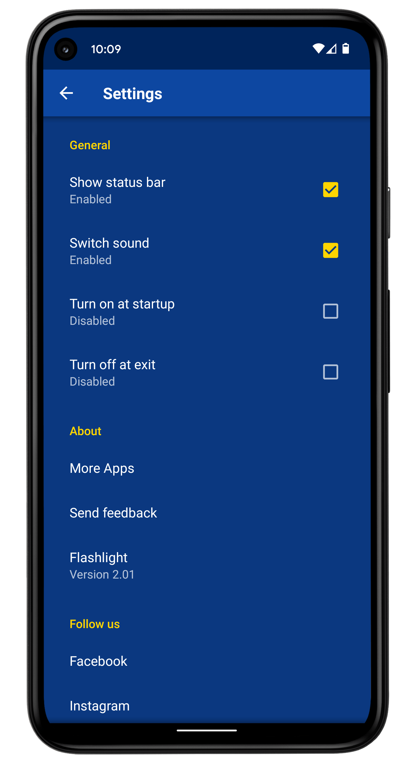 اسکرین شات 4 برنامه Flashlight
