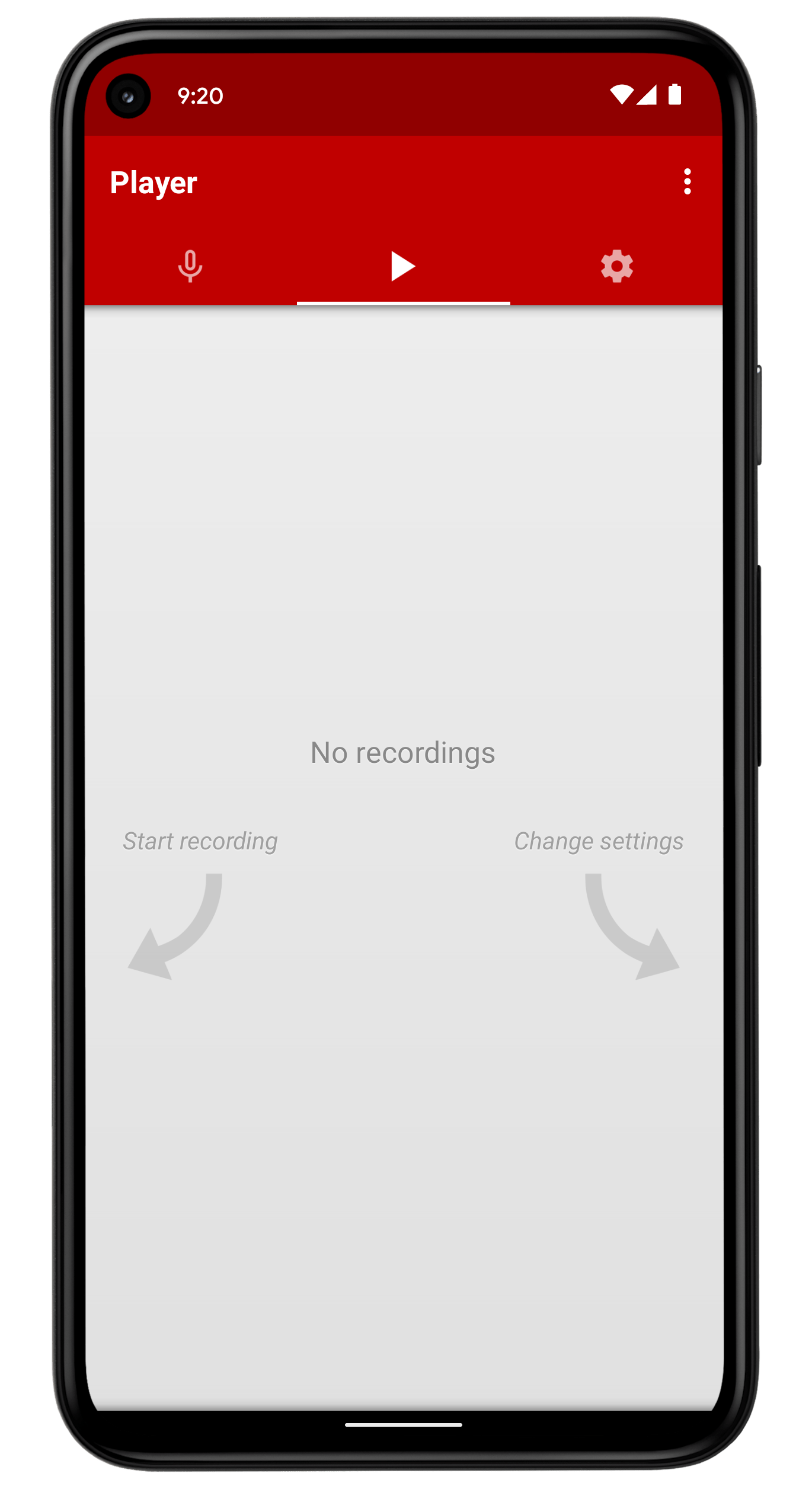 اسکرین شات 7 برنامه Voice Recorder Pro