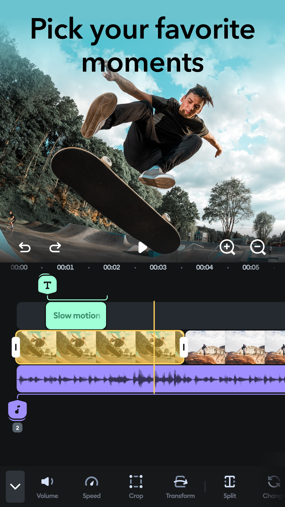 اسکرین شات 3 برنامه Splice - Video Editor & Maker