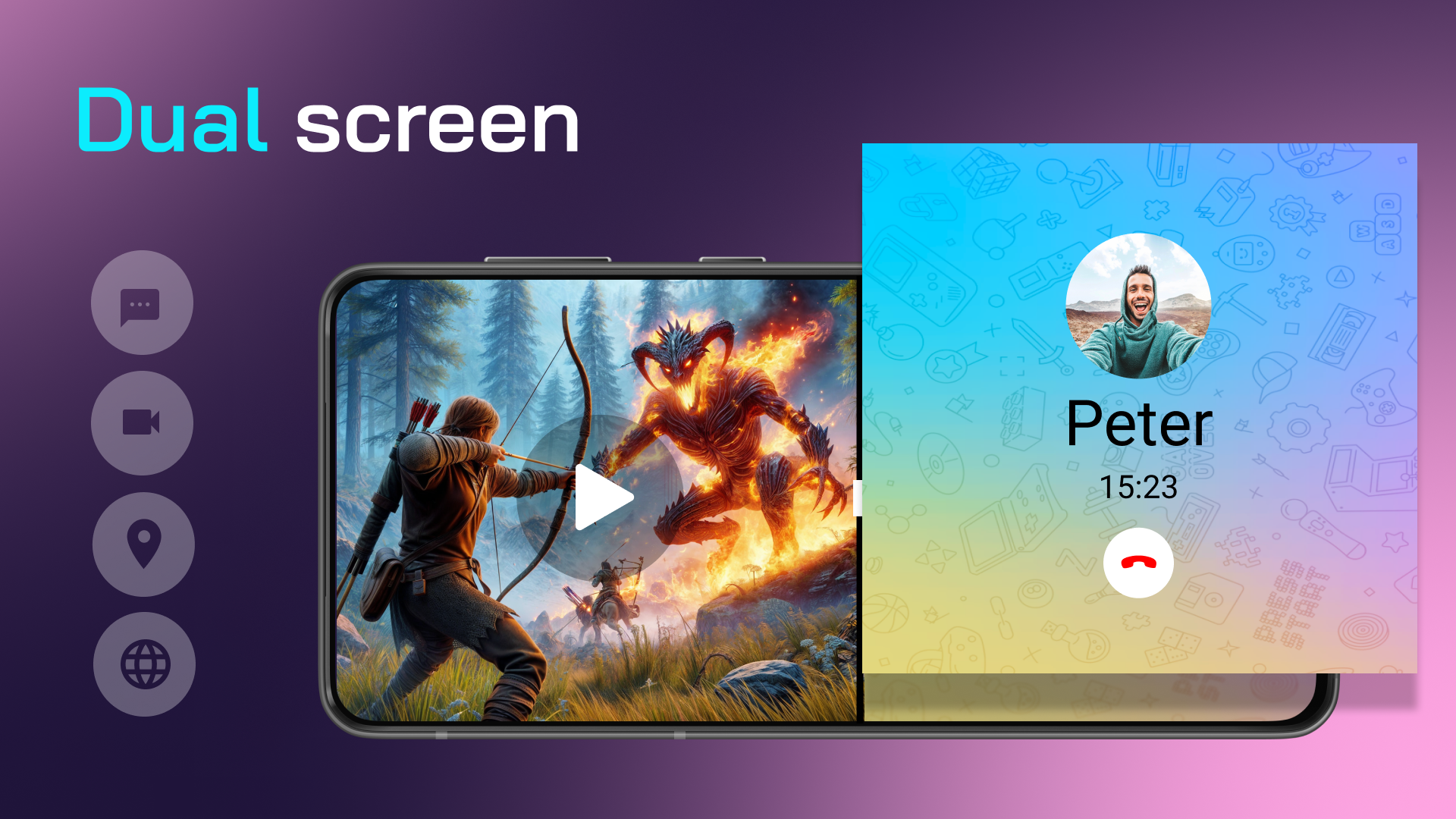 اسکرین شات 8 برنامه Split Screen- Dual Window