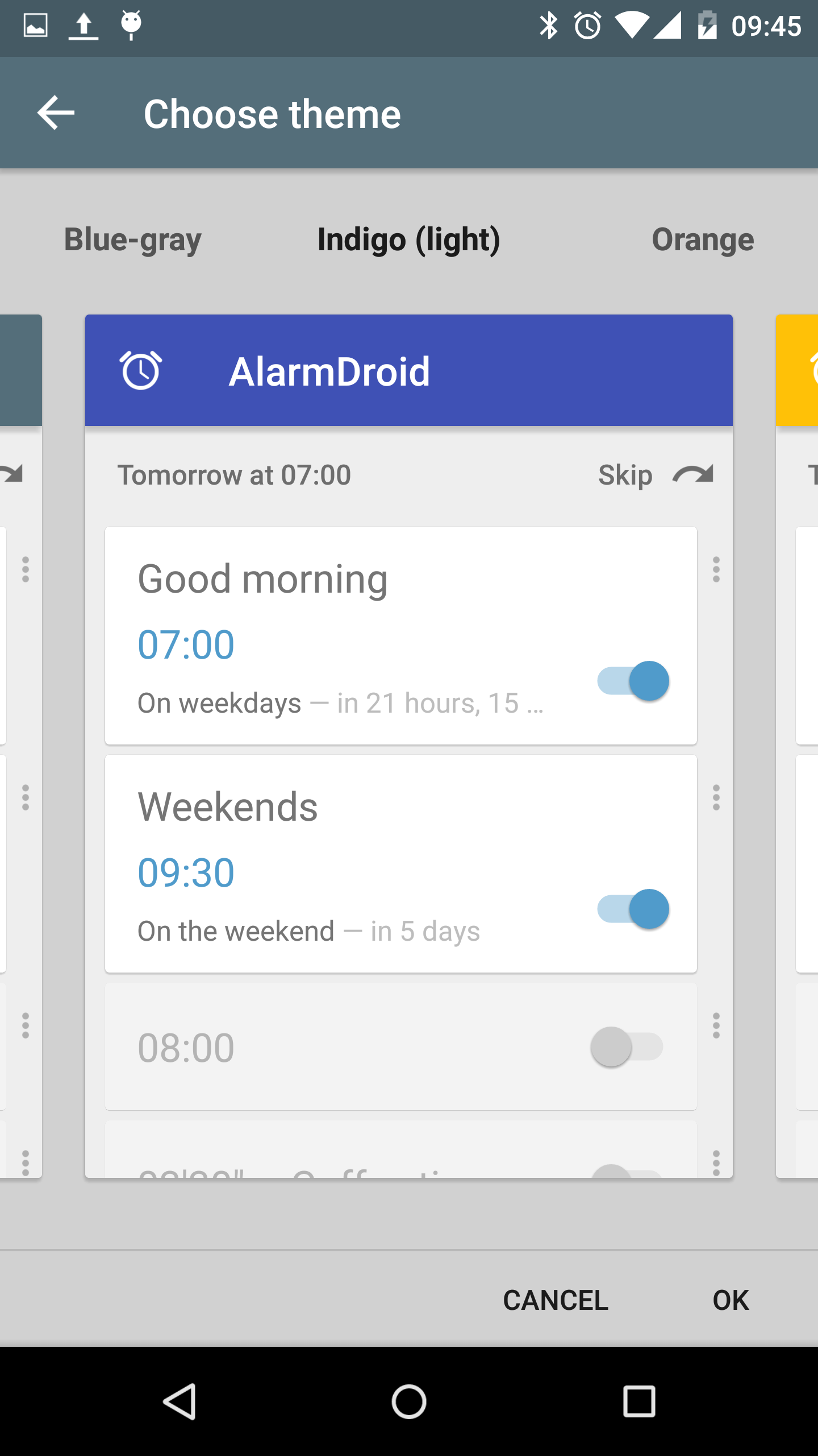 اسکرین شات 3 برنامه AlarmDroid (alarm clock)
