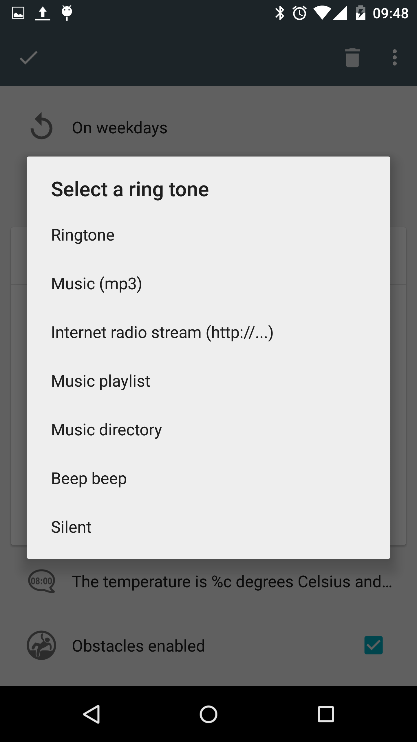 اسکرین شات 7 برنامه AlarmDroid (alarm clock)