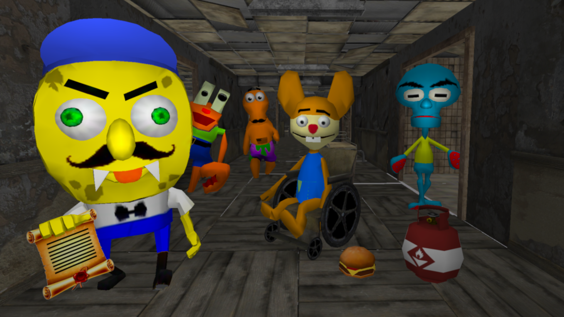 اسکرین شات 1 بازی Sponge Neighbor's Hospital