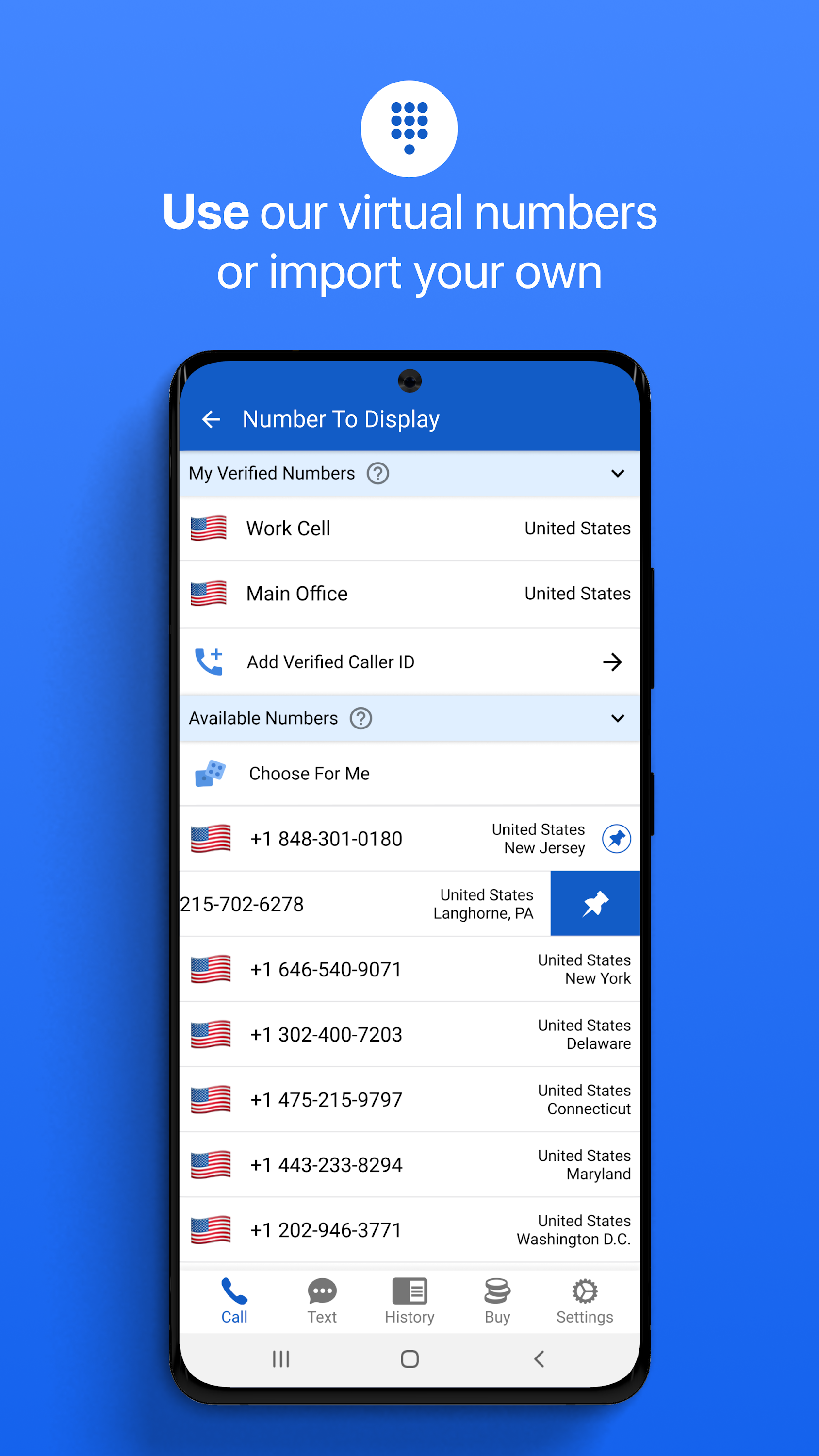 اسکرین شات 4 برنامه SpoofCard - Privacy Protection