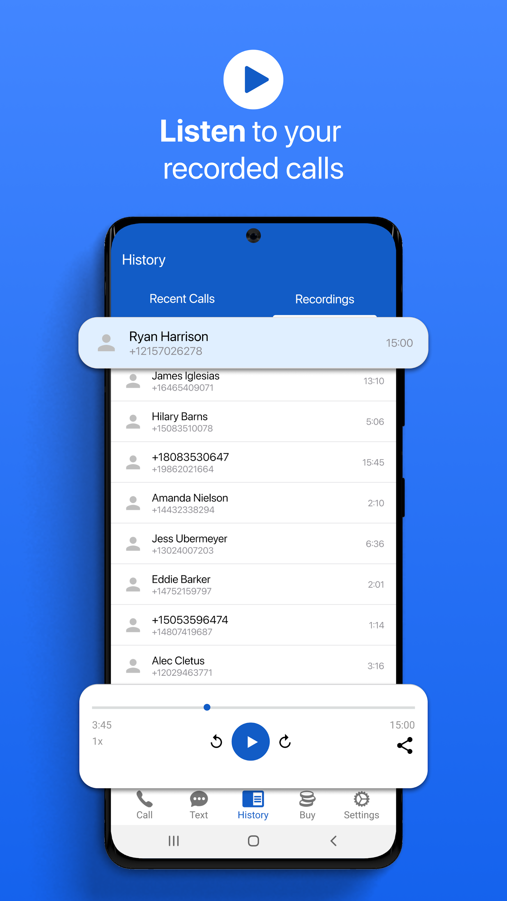 اسکرین شات 7 برنامه SpoofCard - Privacy Protection