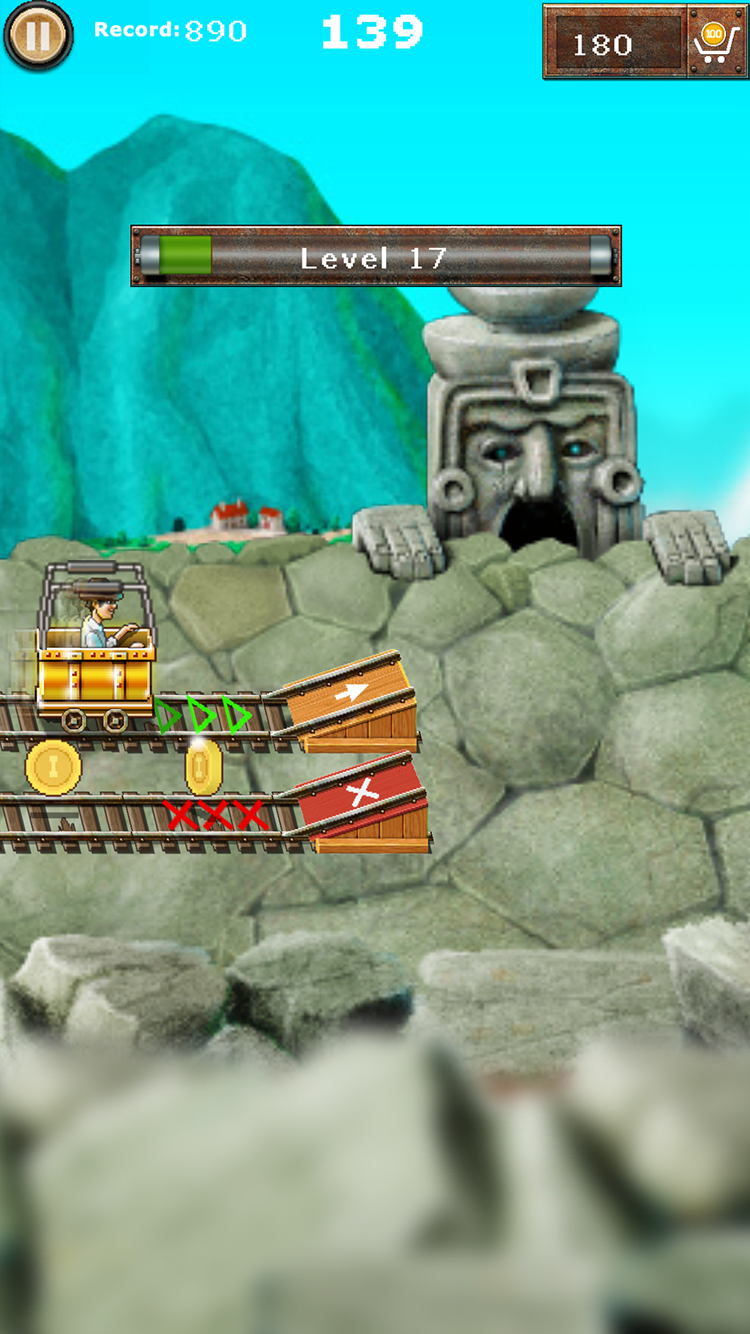 اسکرین شات 6 بازی Minecart Jumper - Gold Rush