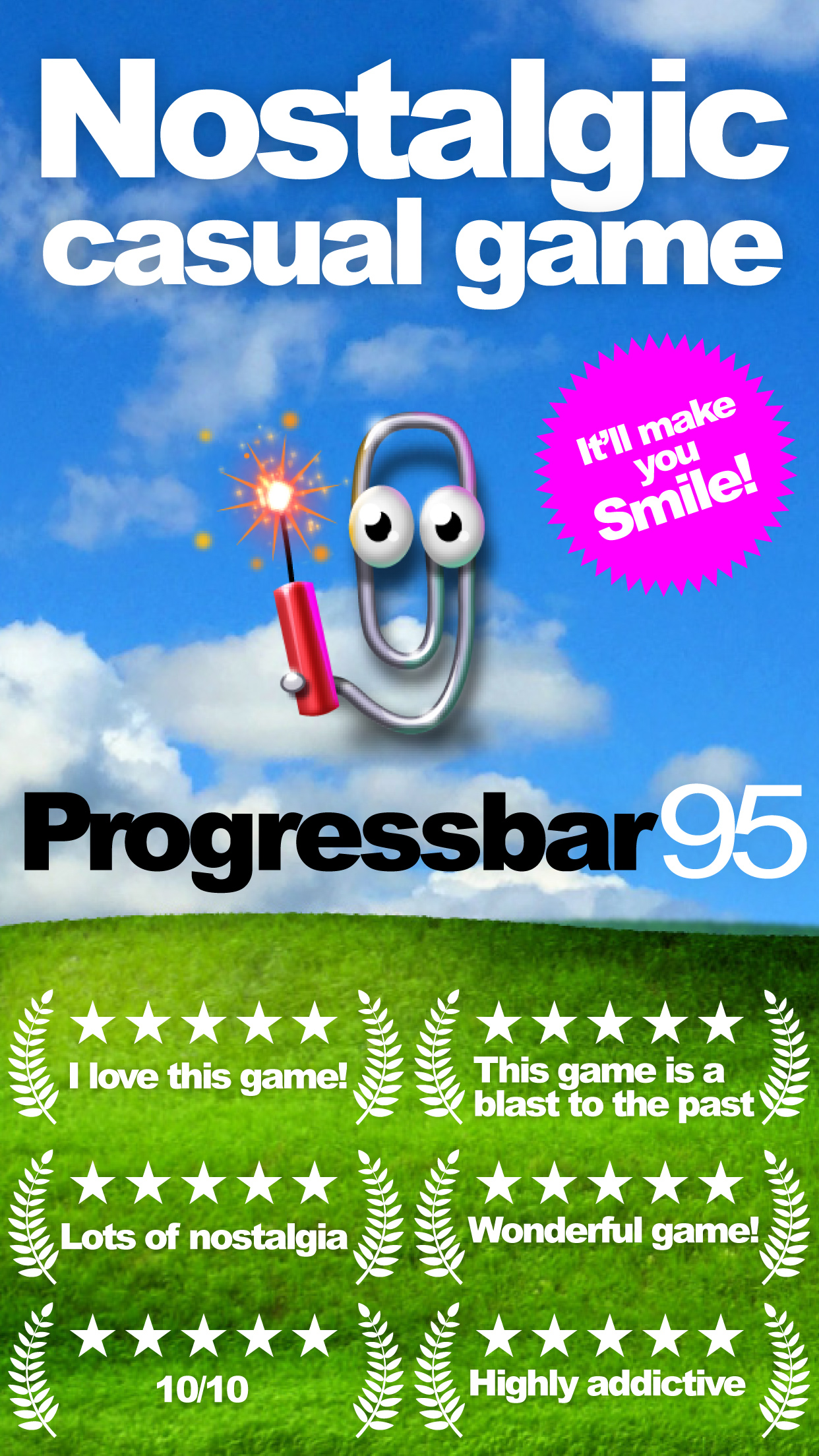 اسکرین شات 1 بازی Progressbar95 - nostalgic game