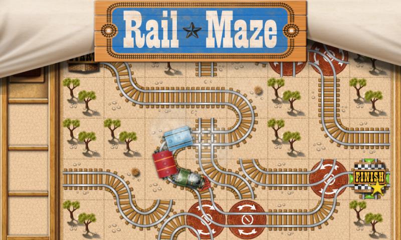 اسکرین شات 1 بازی Rail Maze : Train puzzler