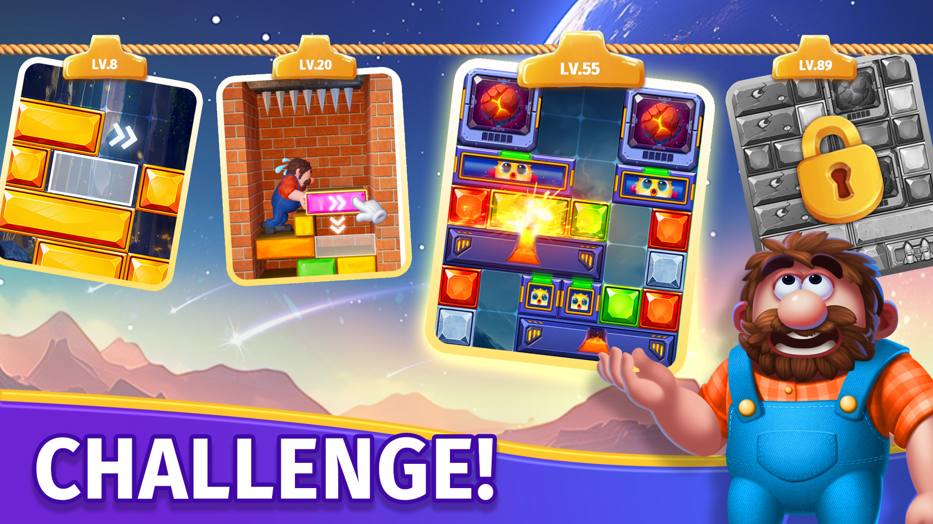 اسکرین شات 3 بازی Jewel Sliding® - Block Puzzle