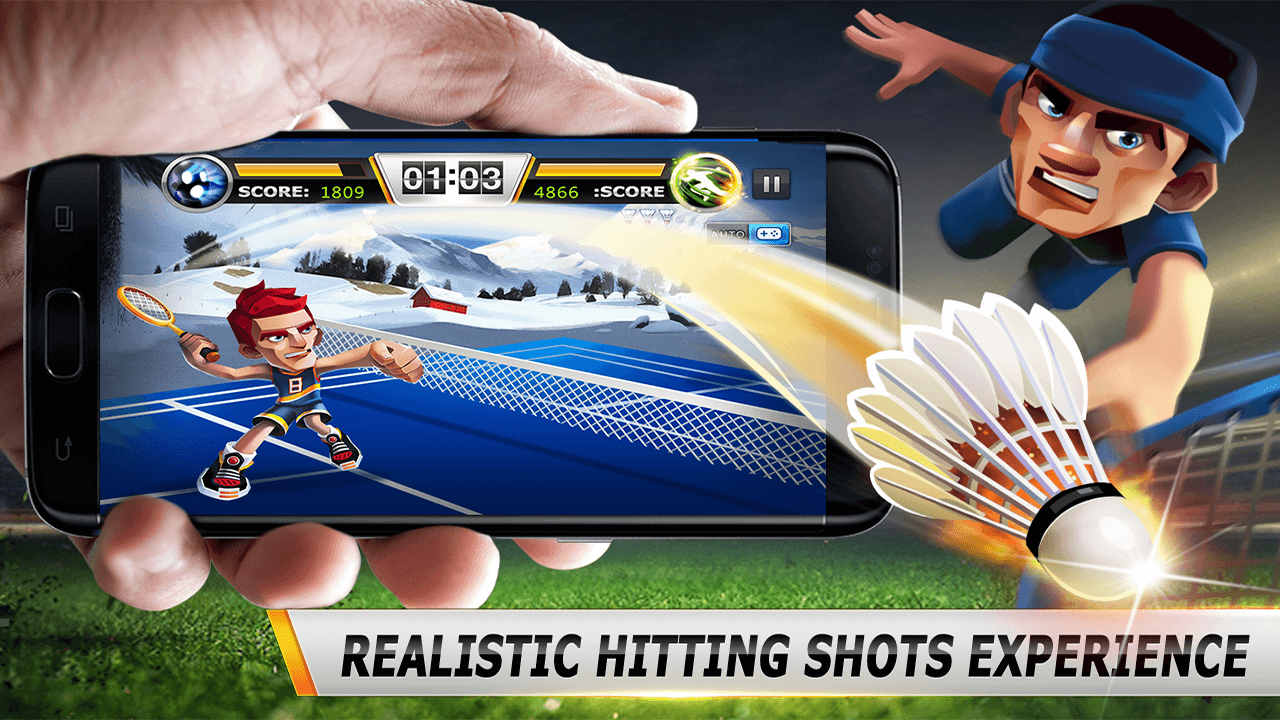اسکرین شات 3 بازی Badminton 3D