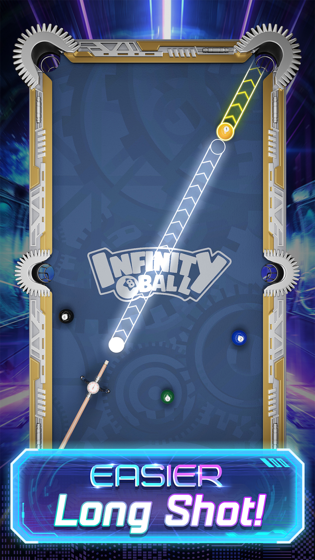 اسکرین شات 2 بازی Infinity 8 Ball™ Pool King