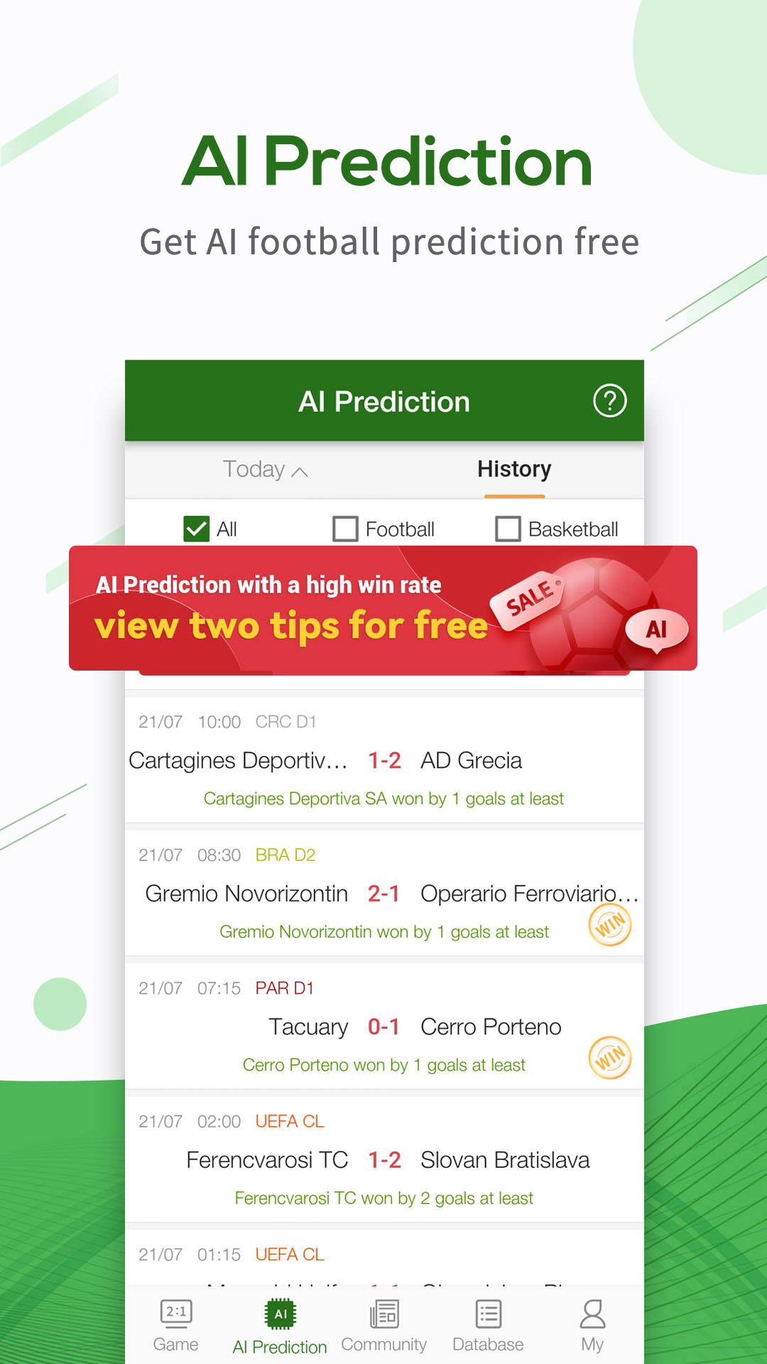 اسکرین شات 1 برنامه Goaloo - Live Sports Scores