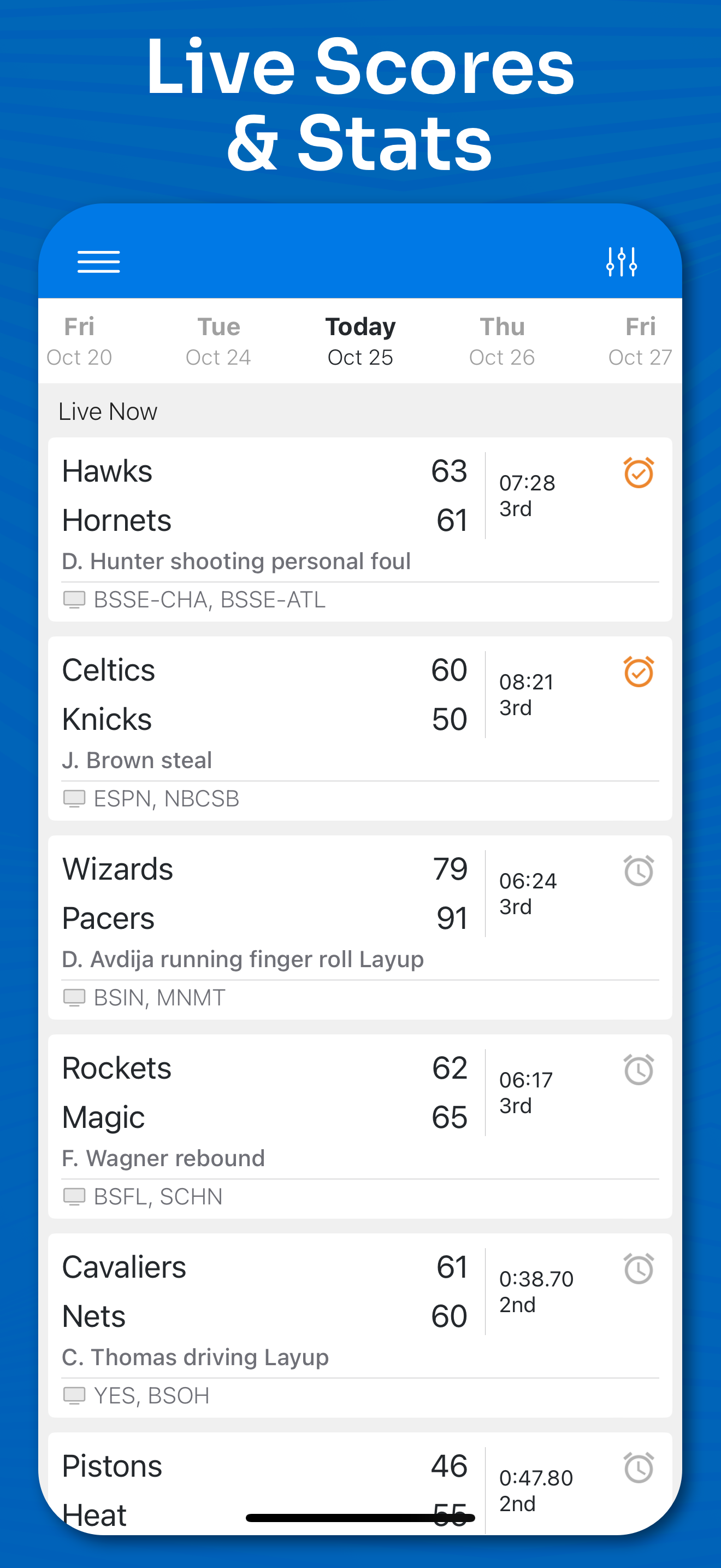 اسکرین شات 2 برنامه Superfan Sports Pro Basketball