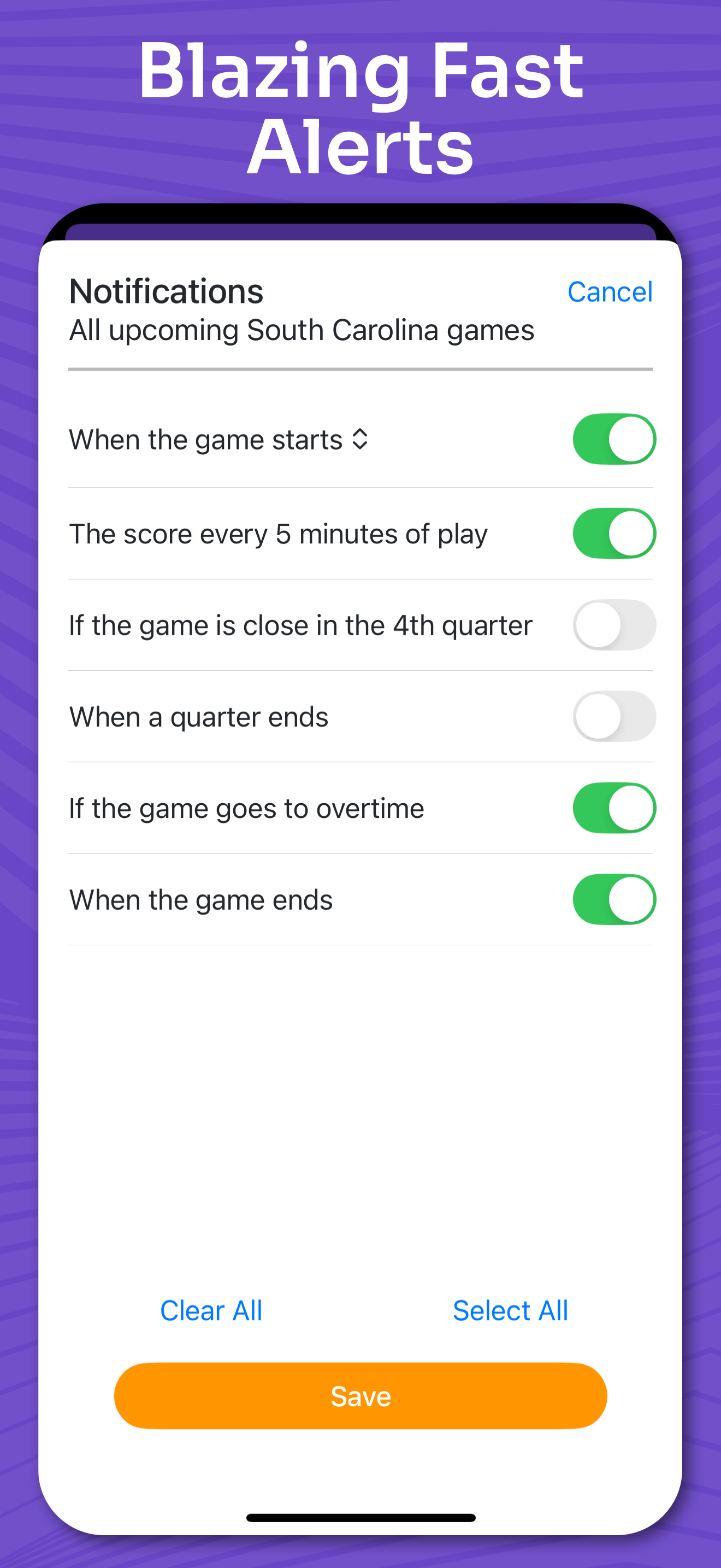 اسکرین شات 6 برنامه Superfan: Womens College Hoops