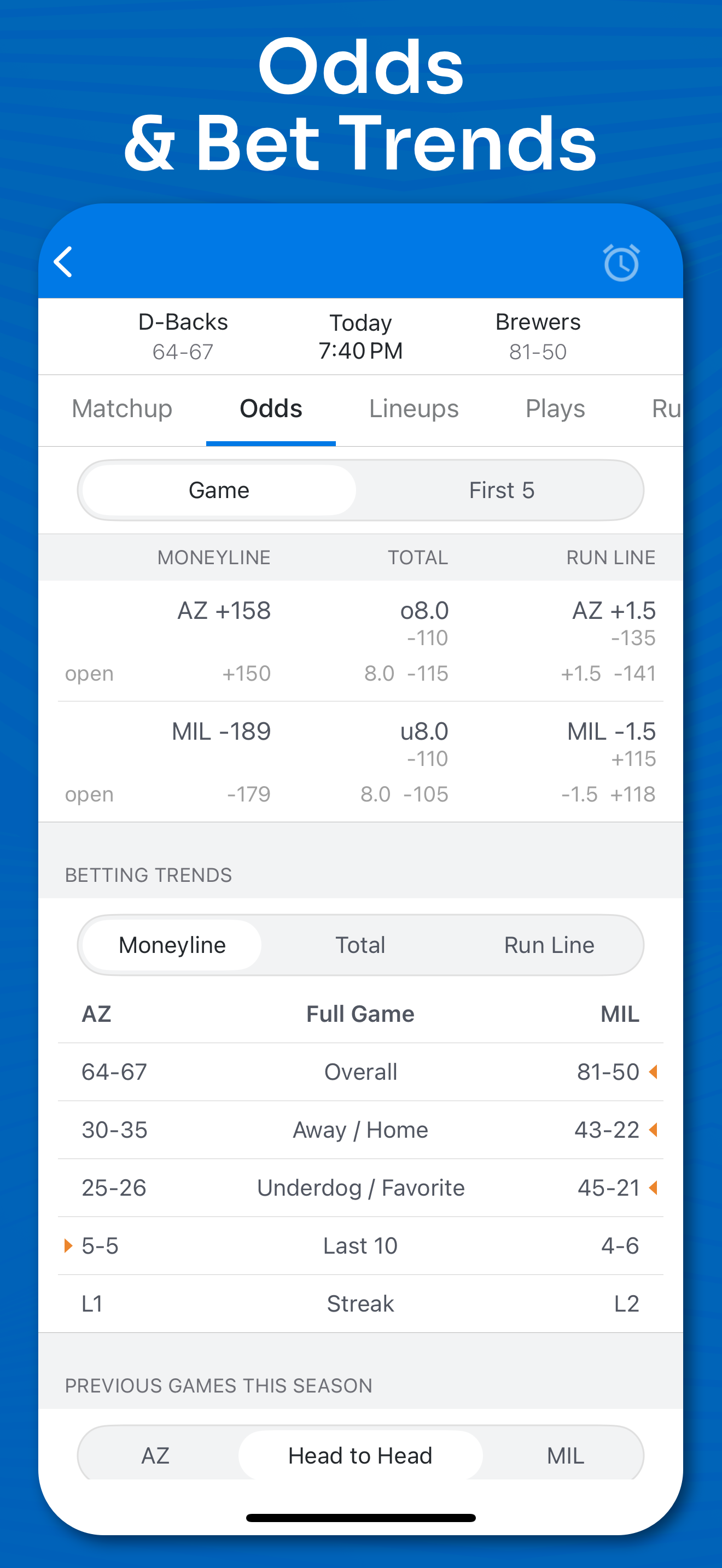 اسکرین شات 8 برنامه Superfan Sports: MLB Baseball