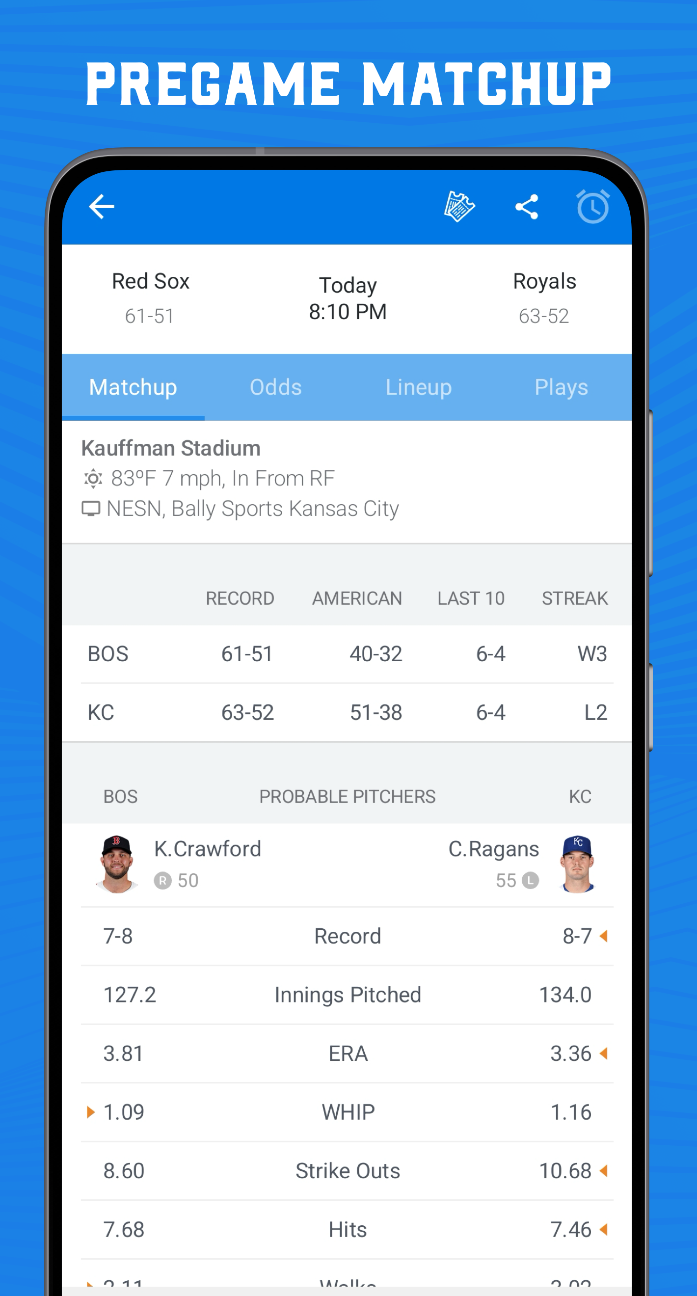 اسکرین شات 7 برنامه Superfan Sports: MLB Baseball