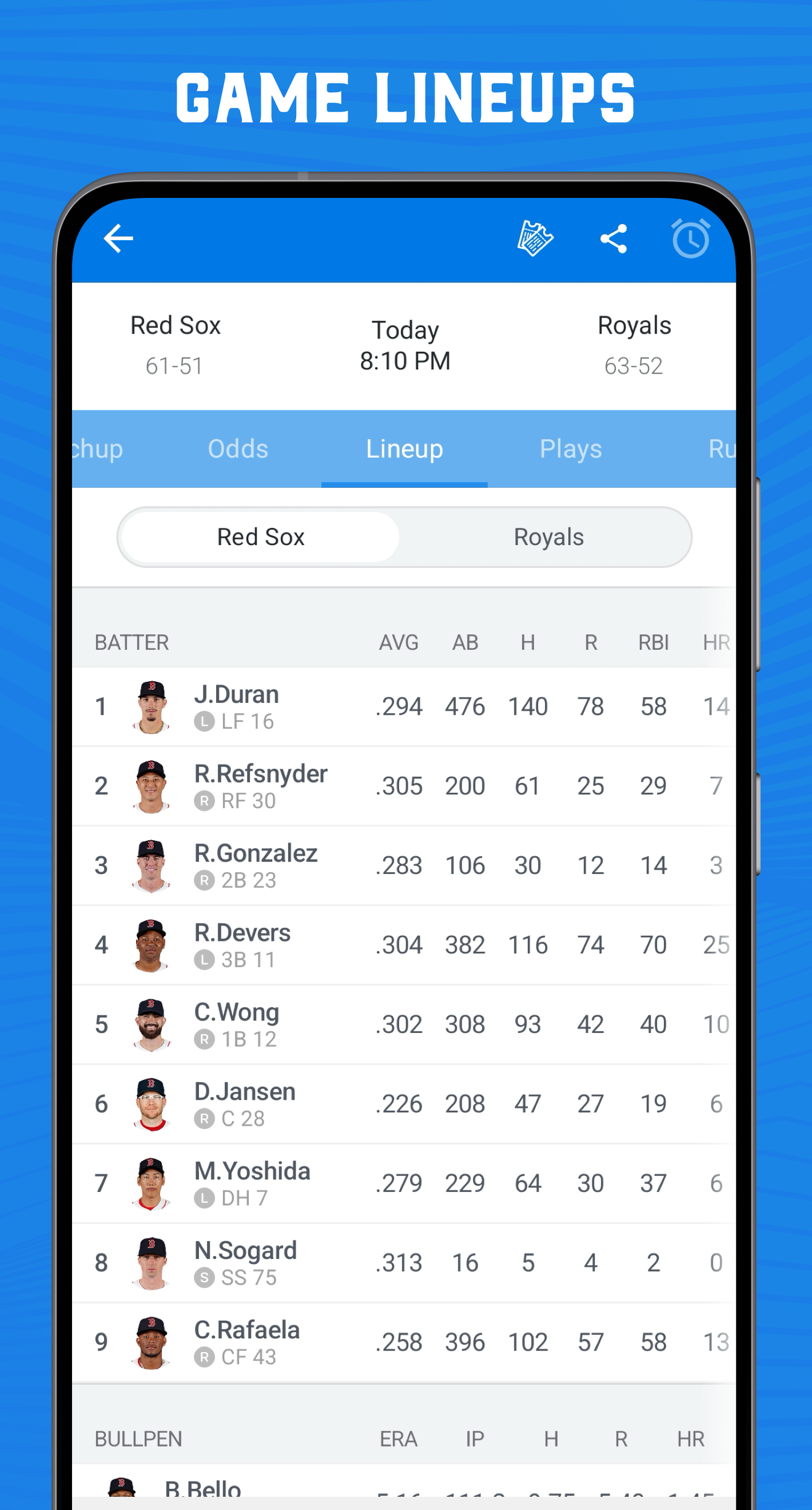 اسکرین شات 8 برنامه Superfan Sports: MLB Baseball